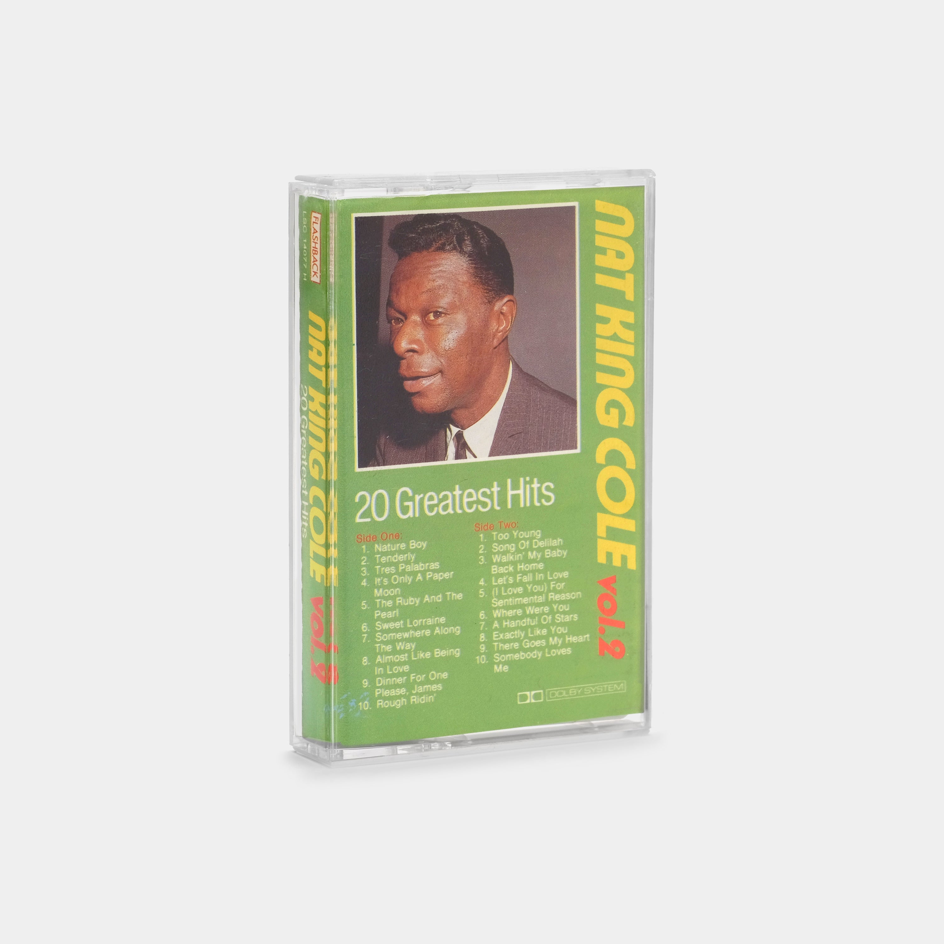 Nat King Cole - 20 Greatest Hits, Vol. 2 Cassette Tape