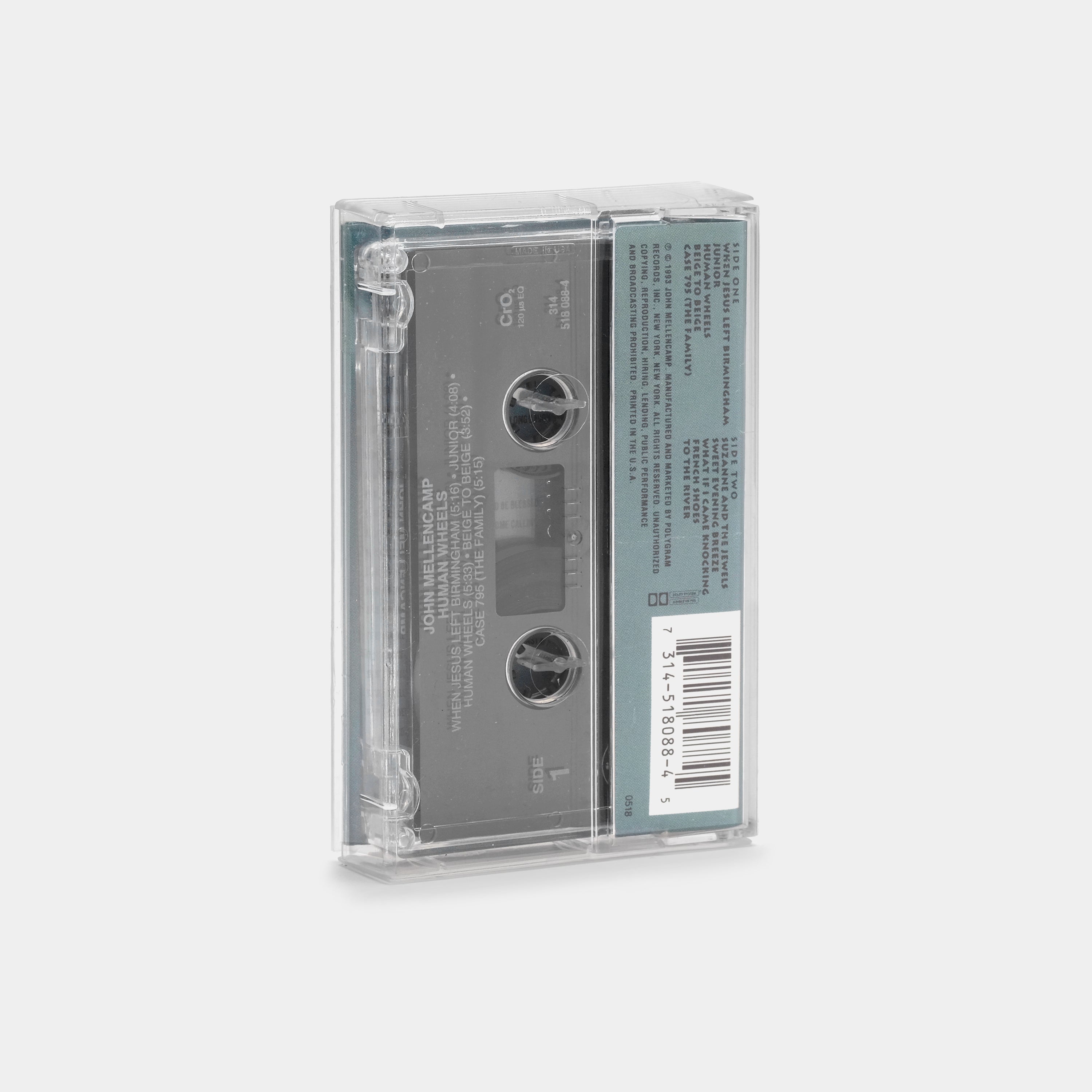 John Mellencamp - Human Wheels Cassette Tape