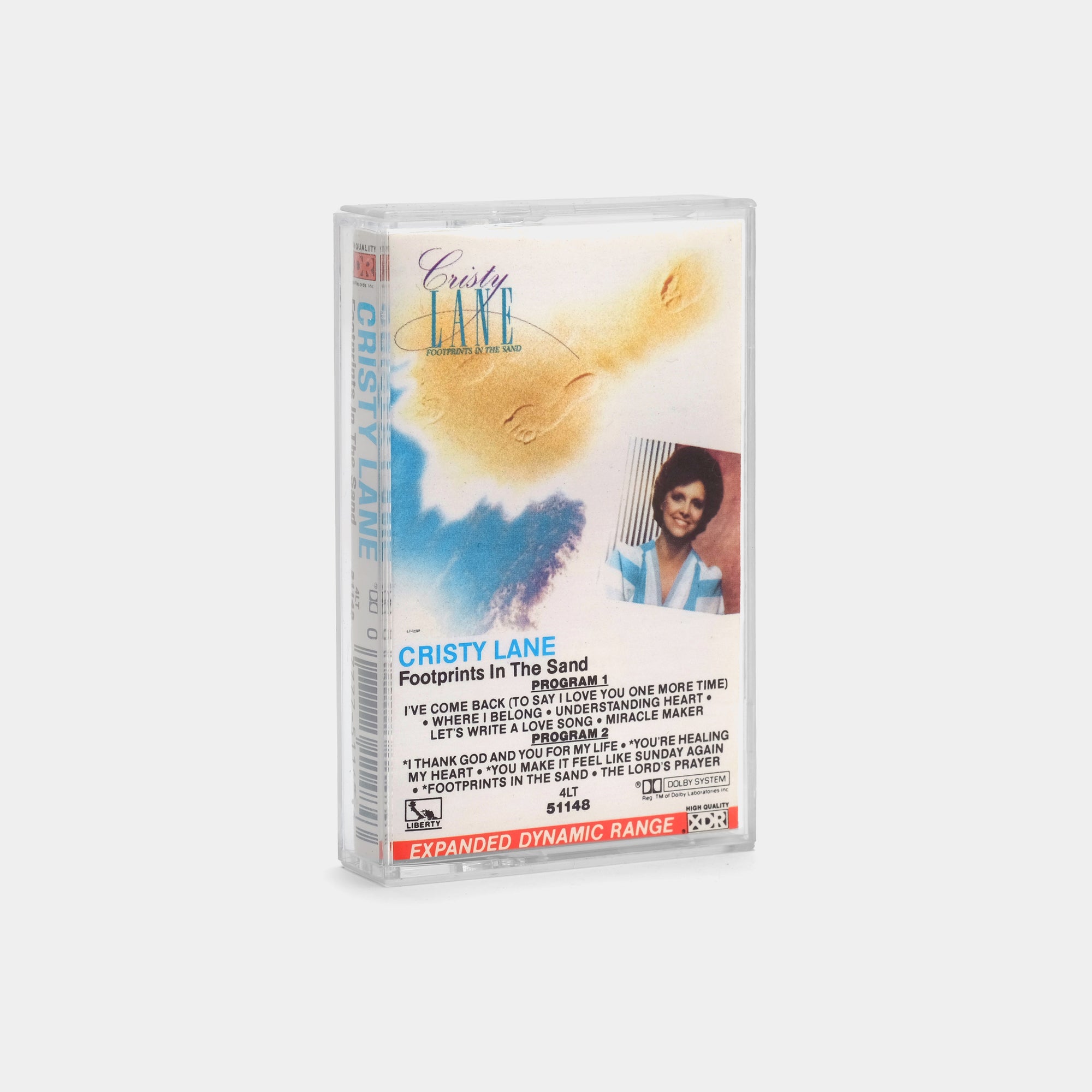 Cristy Lane Footprints In The Sand Cassette Tape