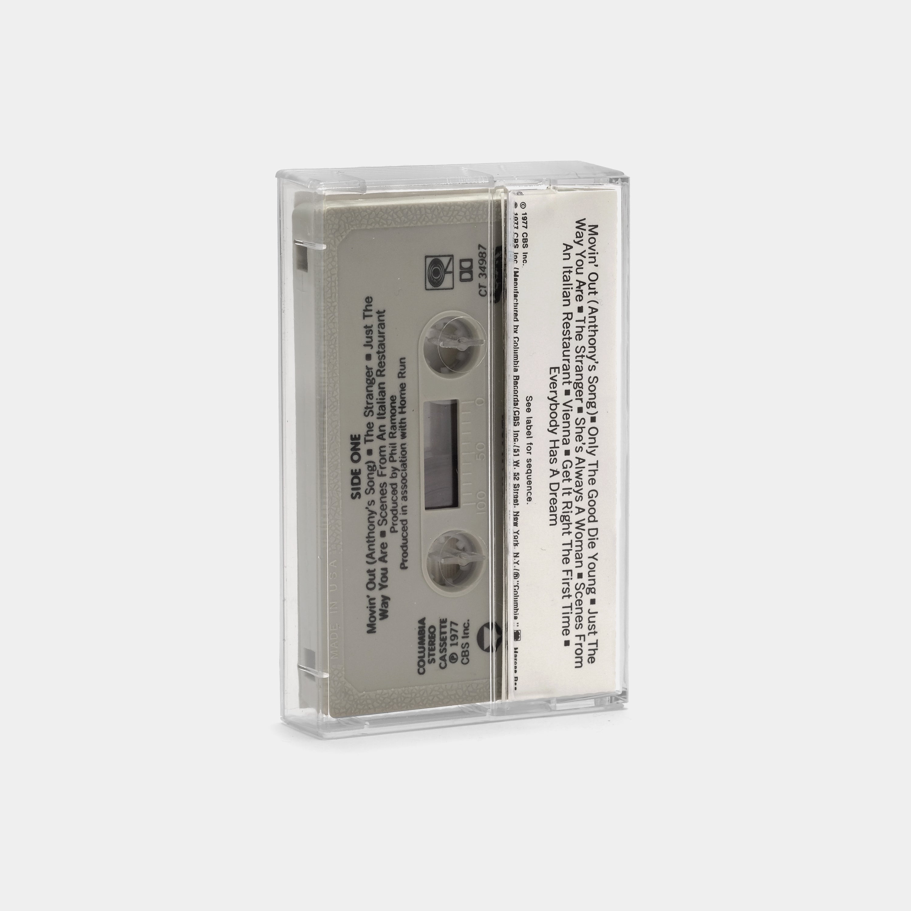 Billy Joel - The Stranger Cassette Tape