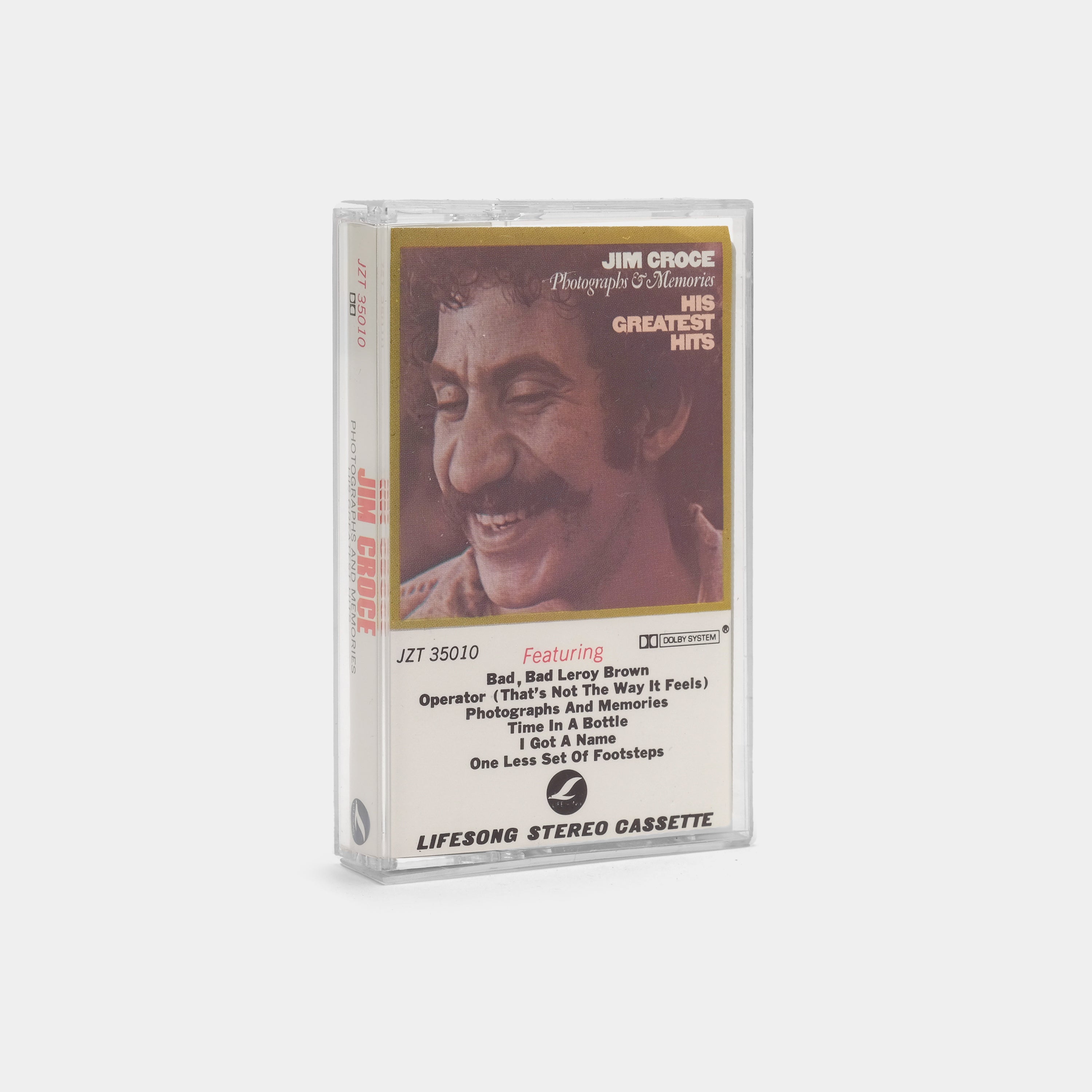 Jim Croce - Photographs & Memories (His Greatest Hits) 
Cassette Tape