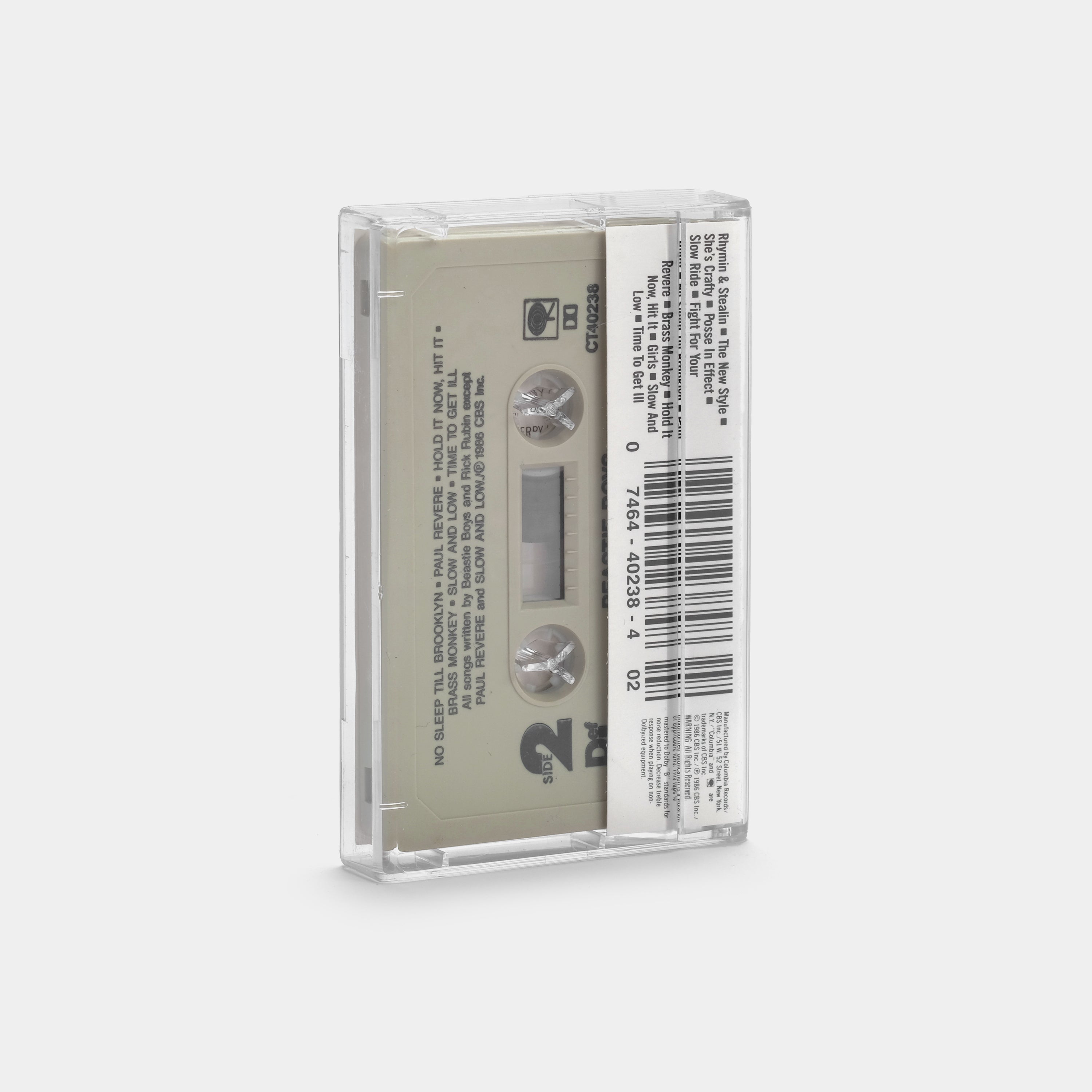 Beastie Boys - Licensed To Ill Cassette Tape