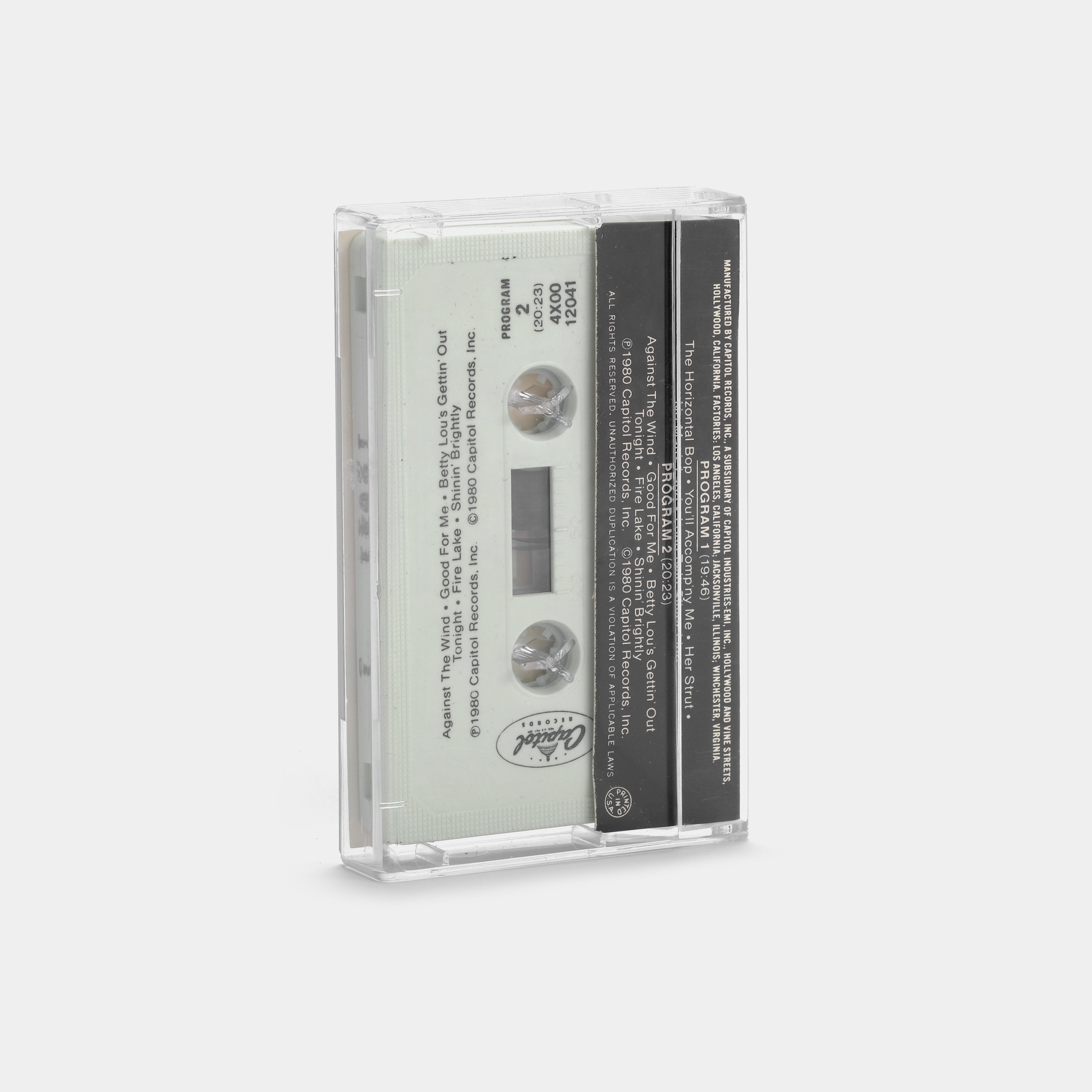 Bob Seger & The Silver Bullet Band - Against The Wind Cassette Tape
