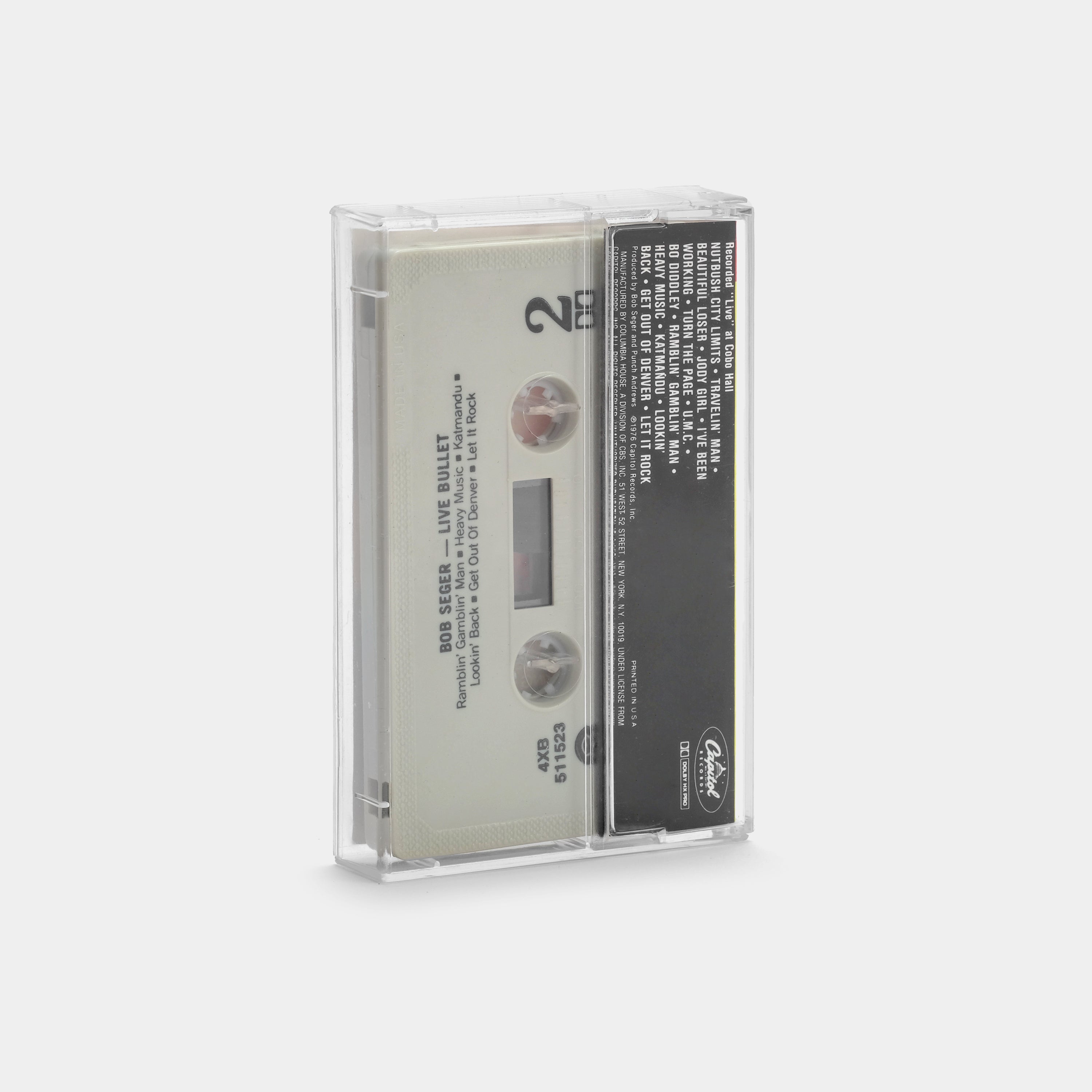 Bob Seger & The Silver Bullet Band - Live Bullet Cassette Tape