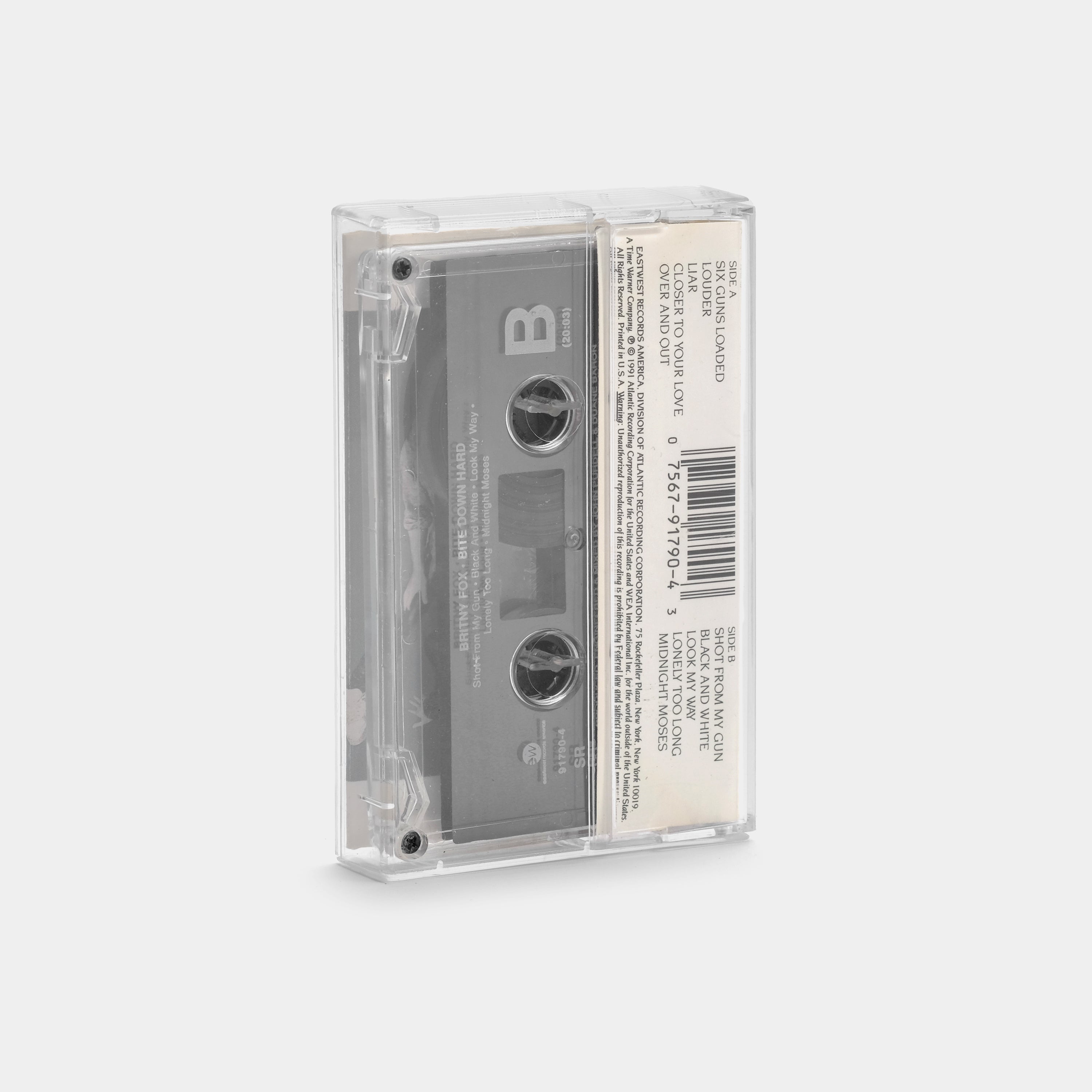 Britny Fox - Bite Down Hard Cassette Tape