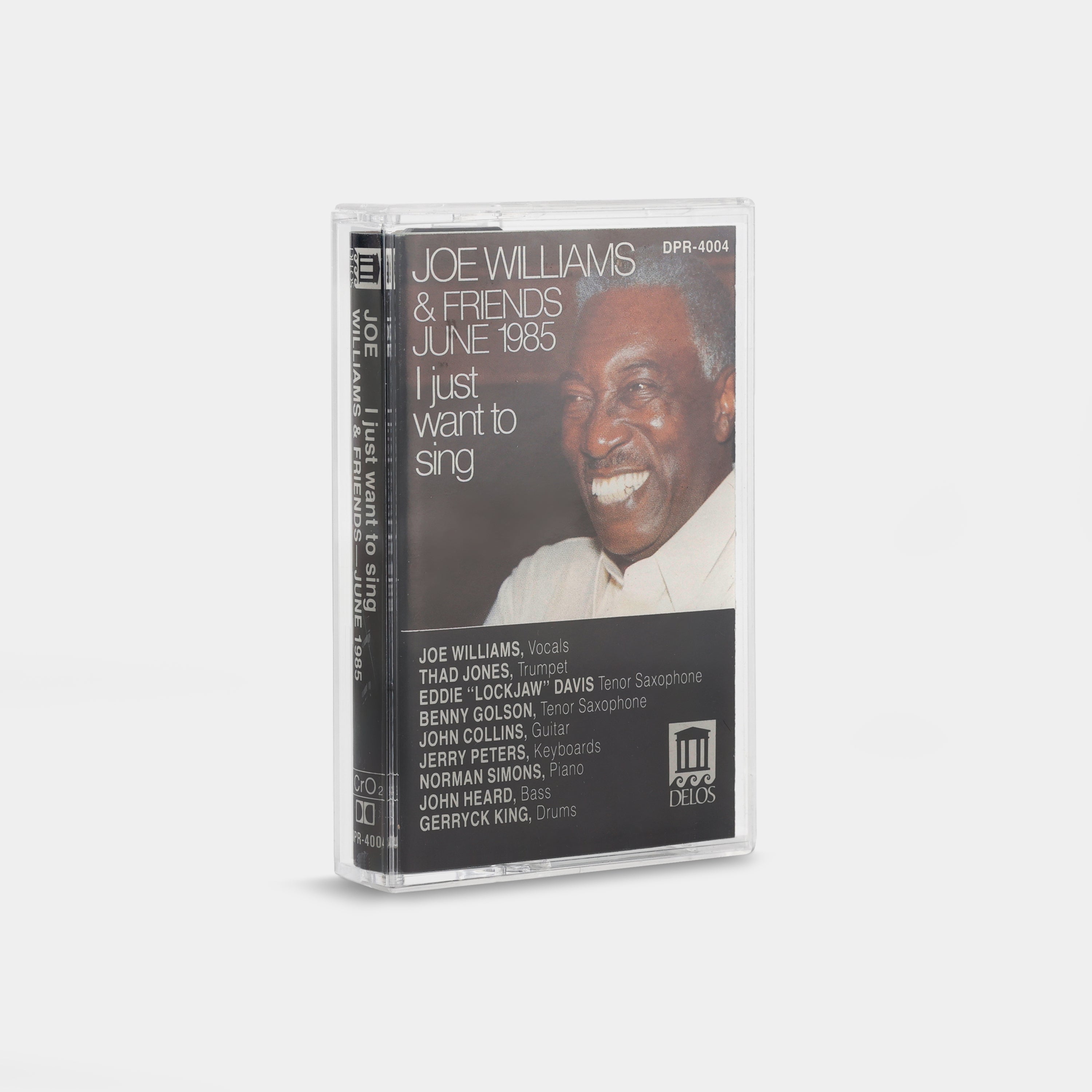 Joe Williams - Joe Williams & Friends June 1985 - I Just Want To Sing Cassette Tape