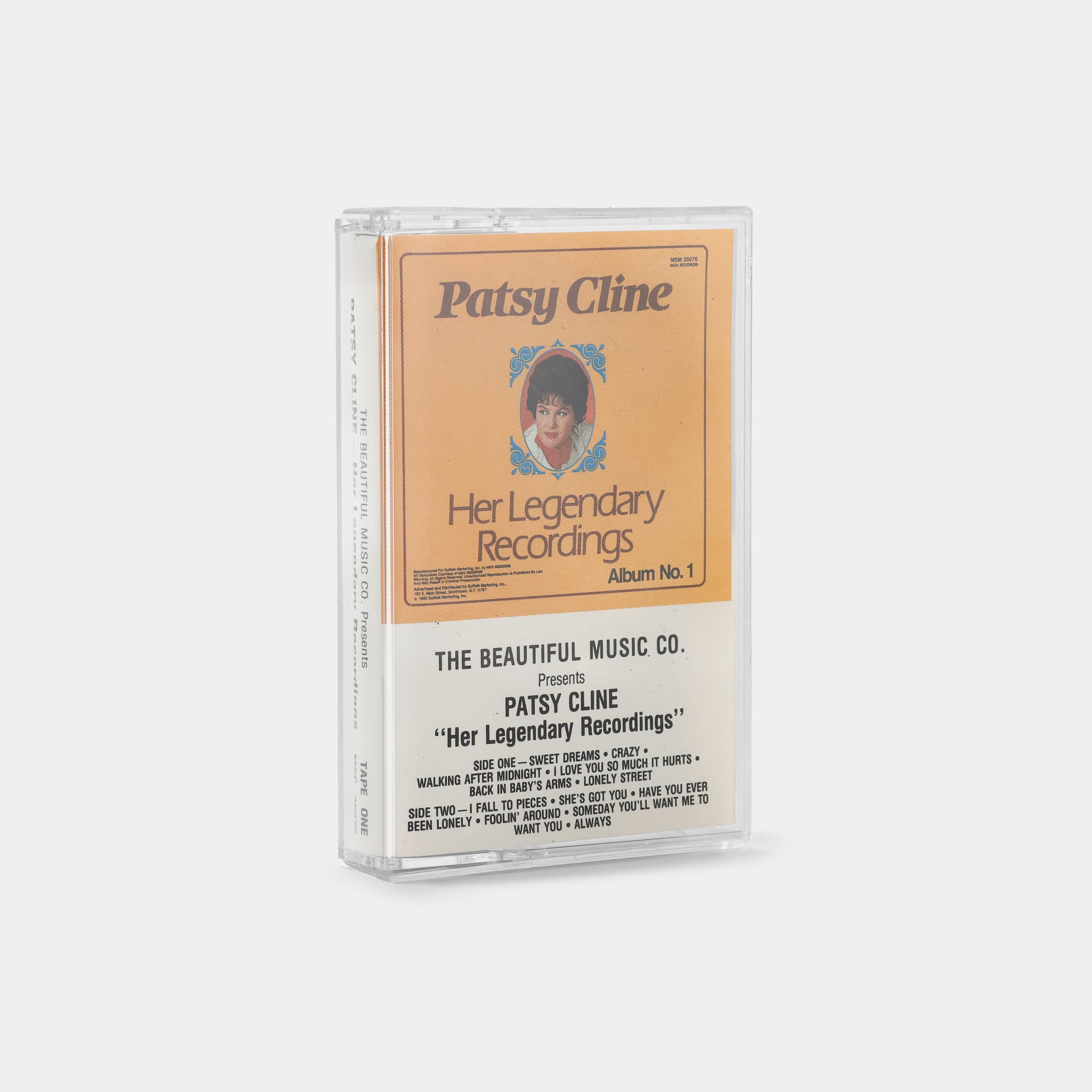 Patsy Cline - Her Legendary Recordings (Tape One) Cassette Tape