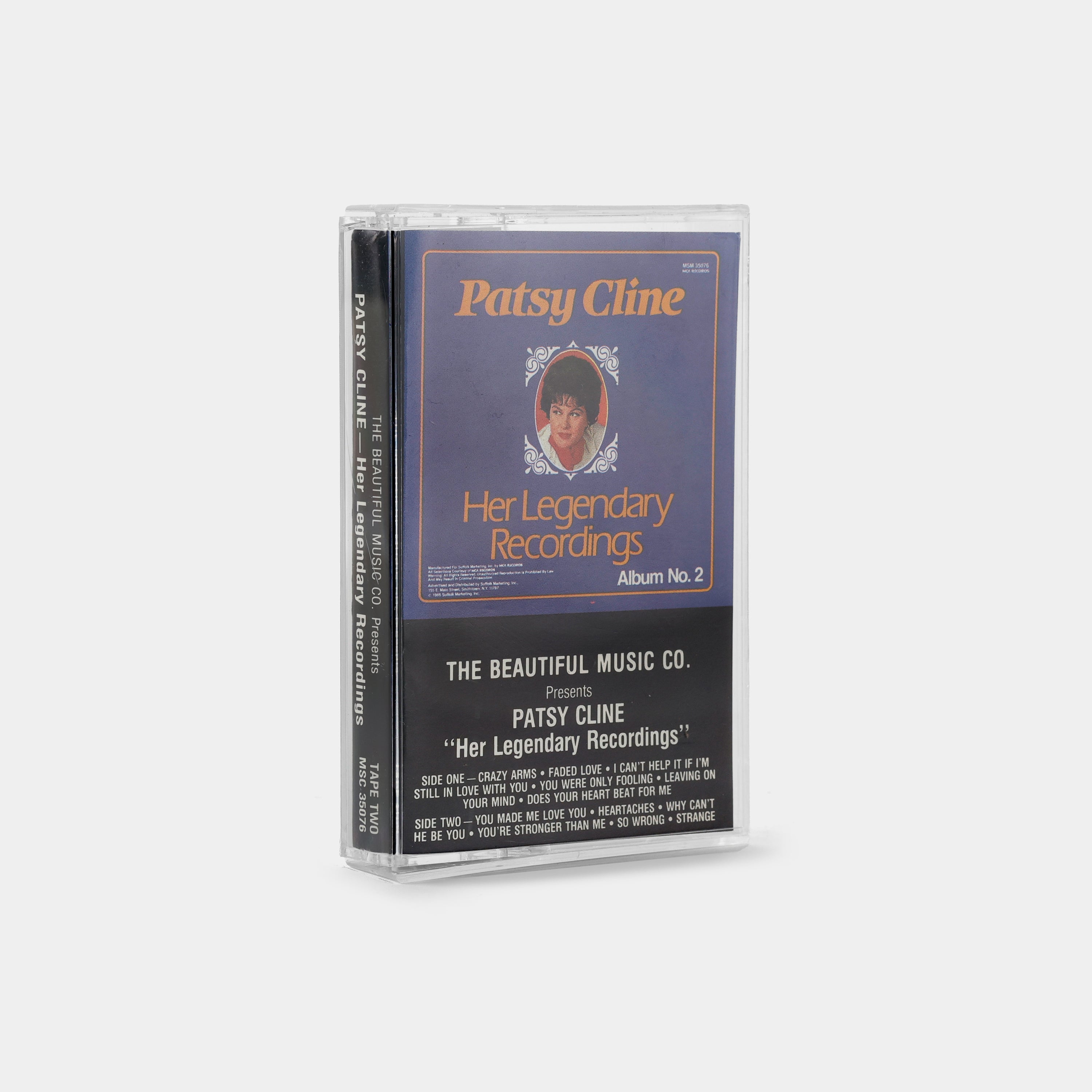 Patsy Cline - Her Legendary Recordings (Tape Two) Cassette Tape