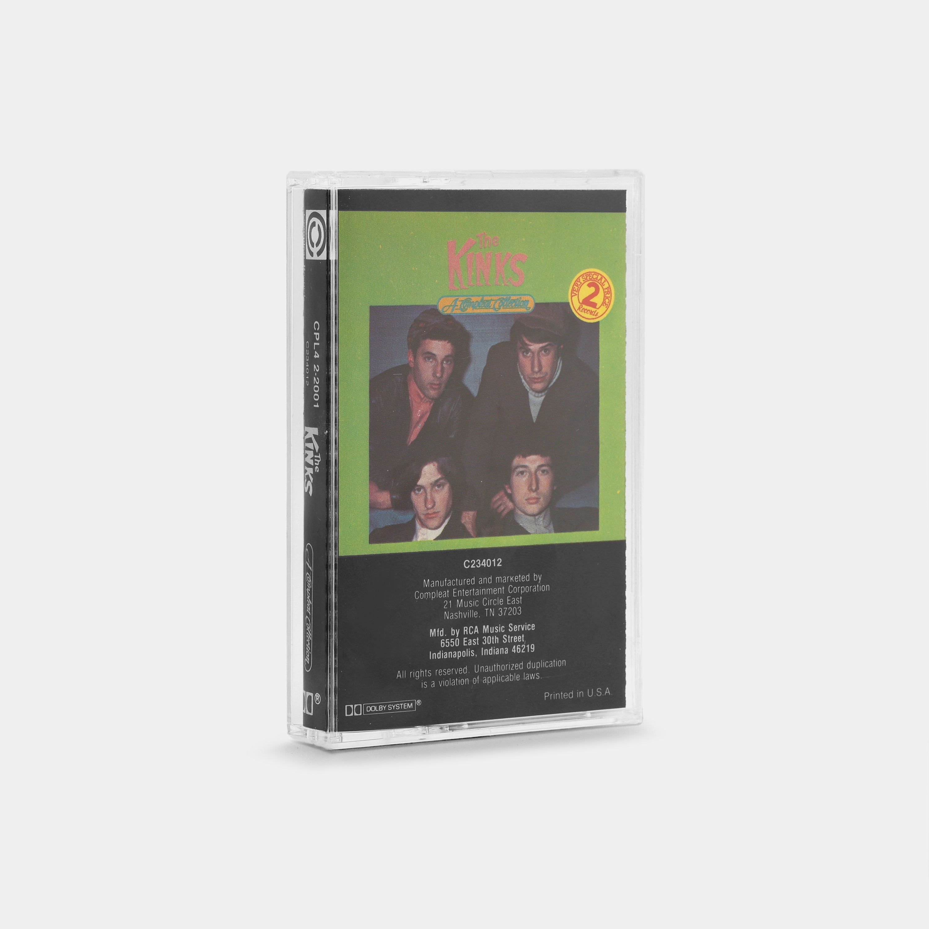The Kinks - A Compleat Collection Cassette Tape