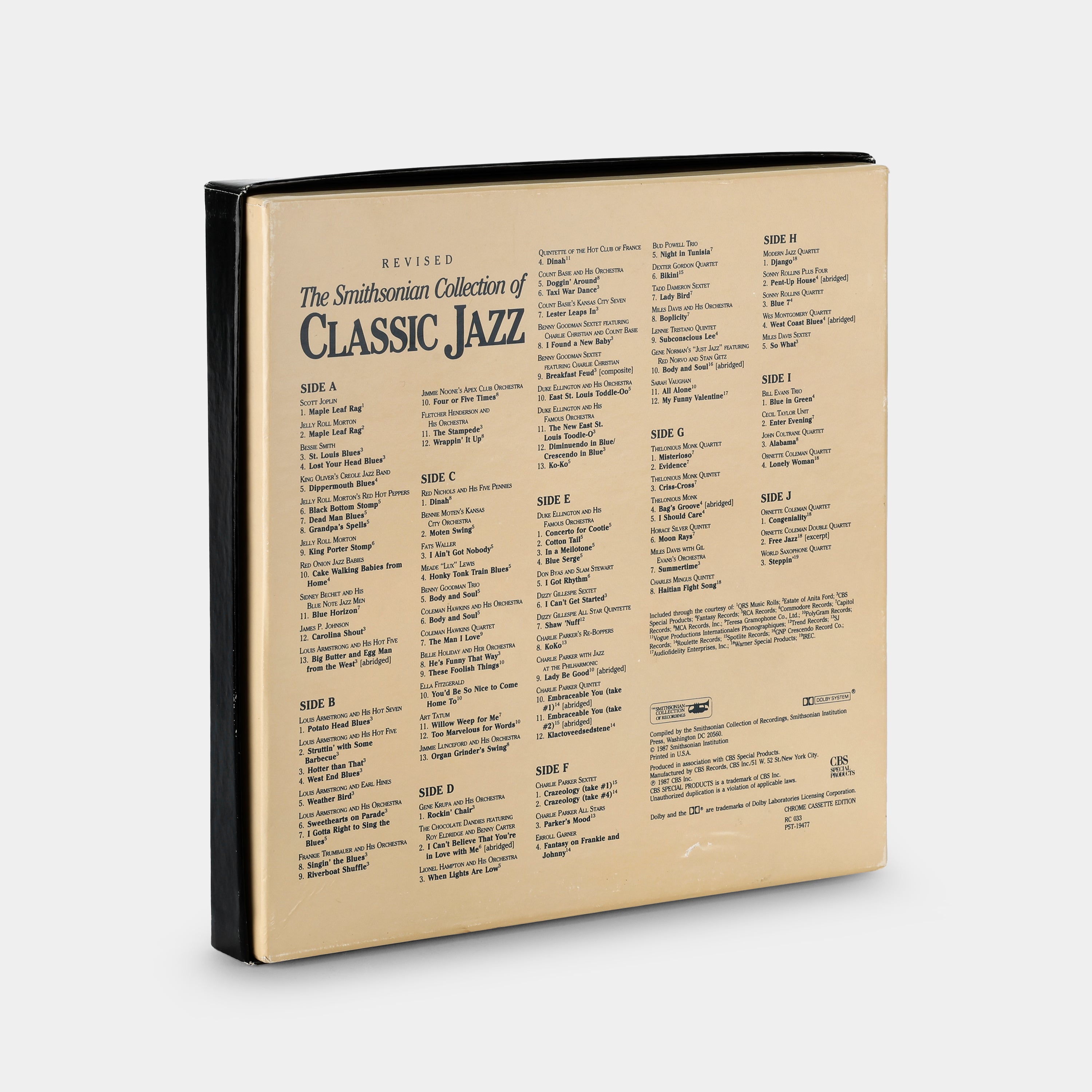 The Smithsonian Collection Of Classic Jazz Cassette Tape Set