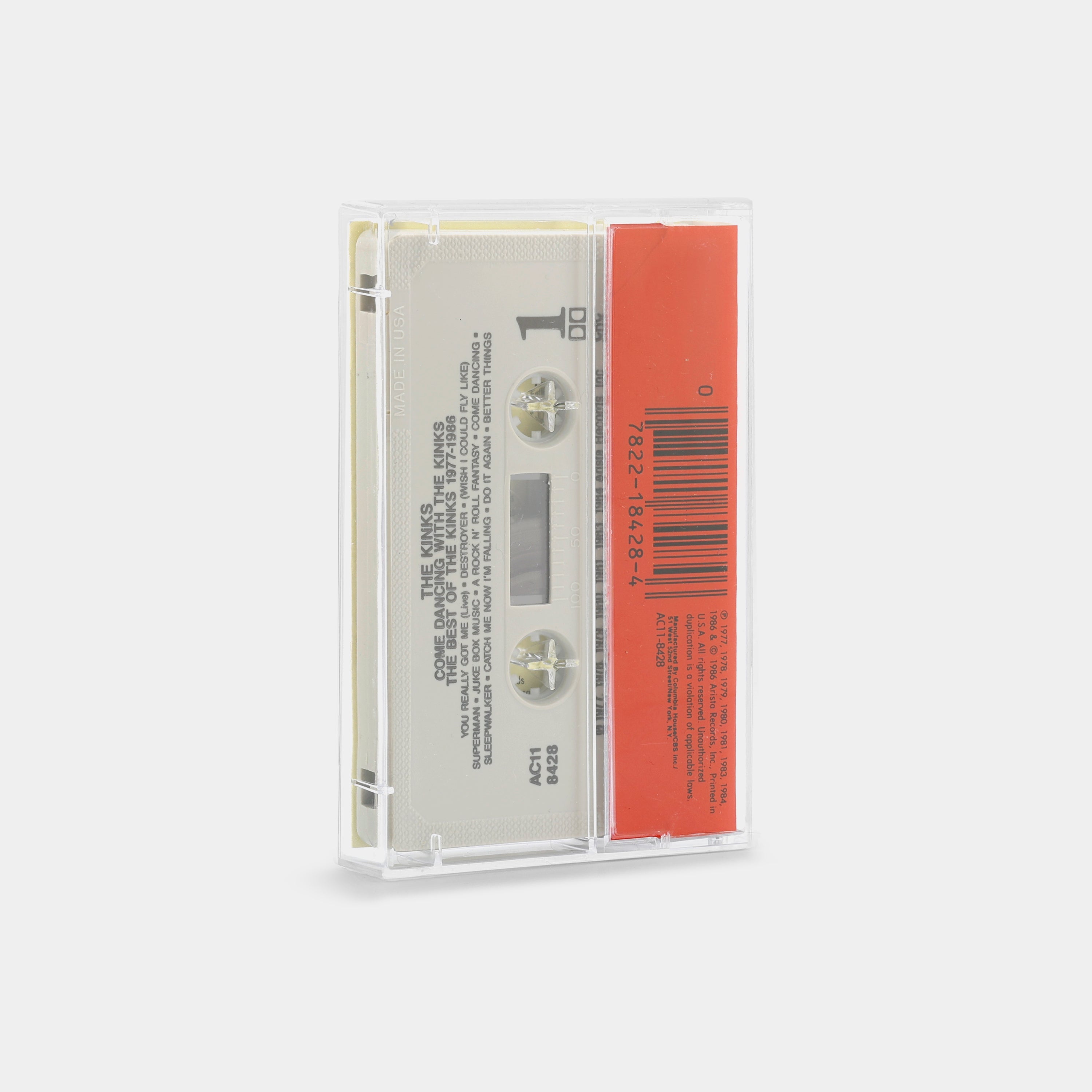 The Kinks - Come Dancing With The Kinks The Best Of The Kinks 1977-1986 Cassette Tape