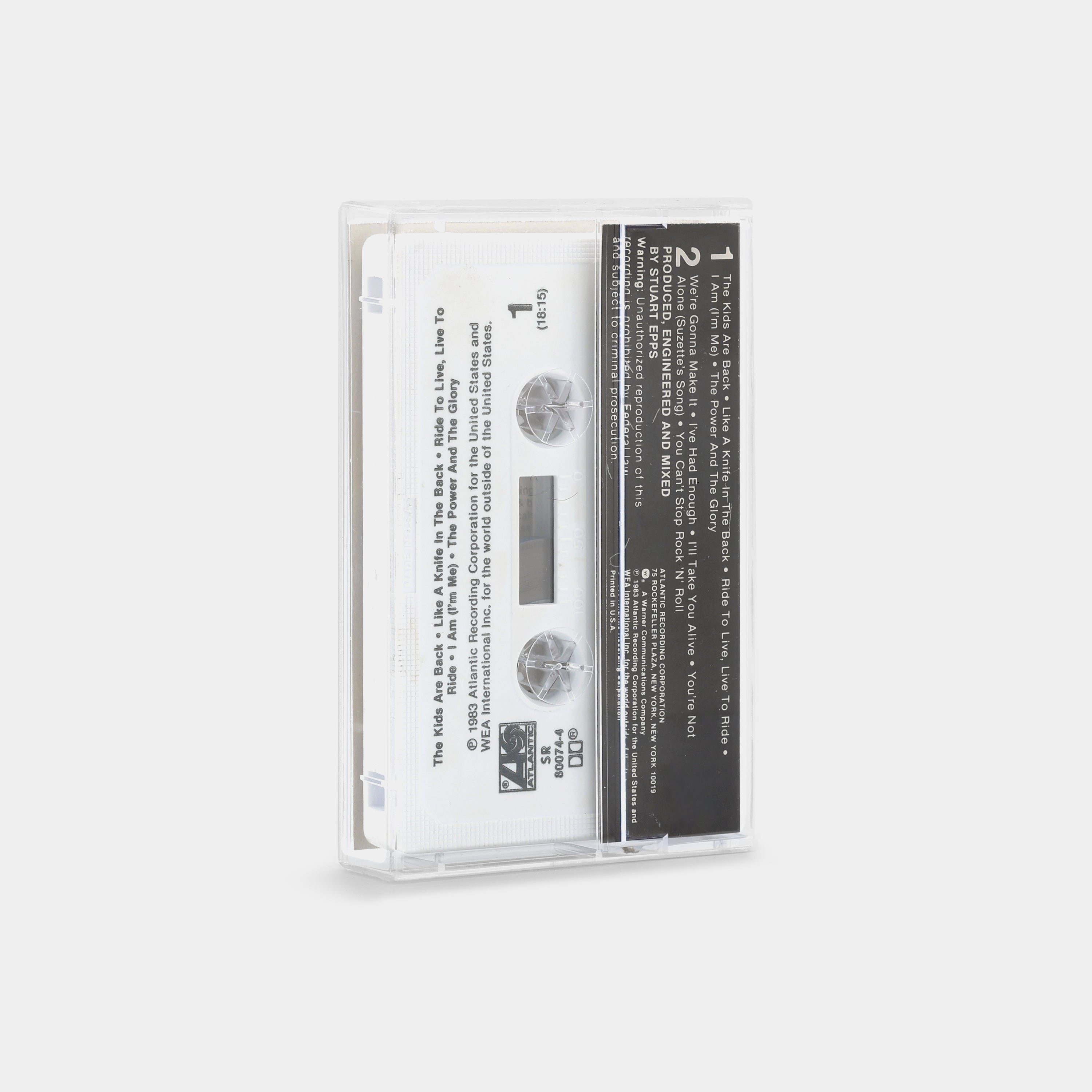 Twisted Sister - You Can't Stop Rock 'N' Roll Cassette Tape