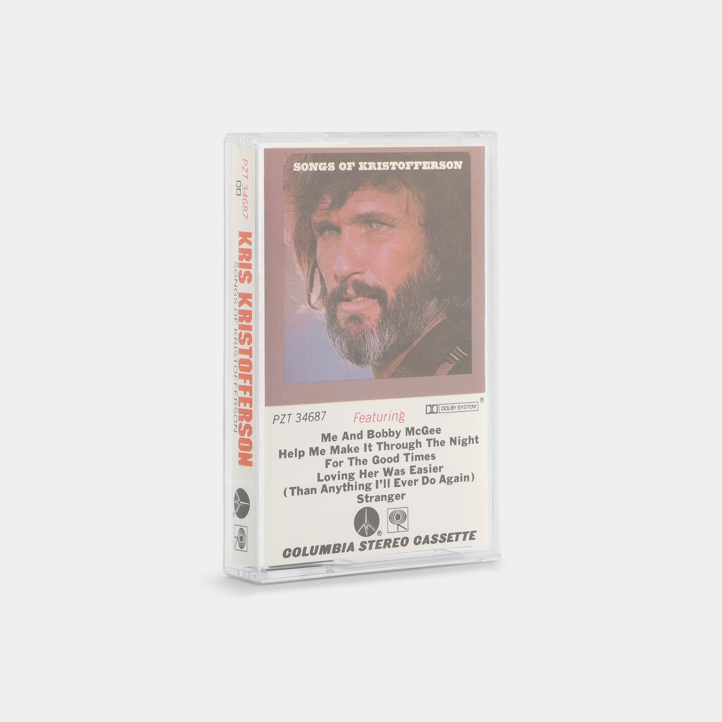 Kris Kristofferson - Songs Of Kristofferson Cassette Tape