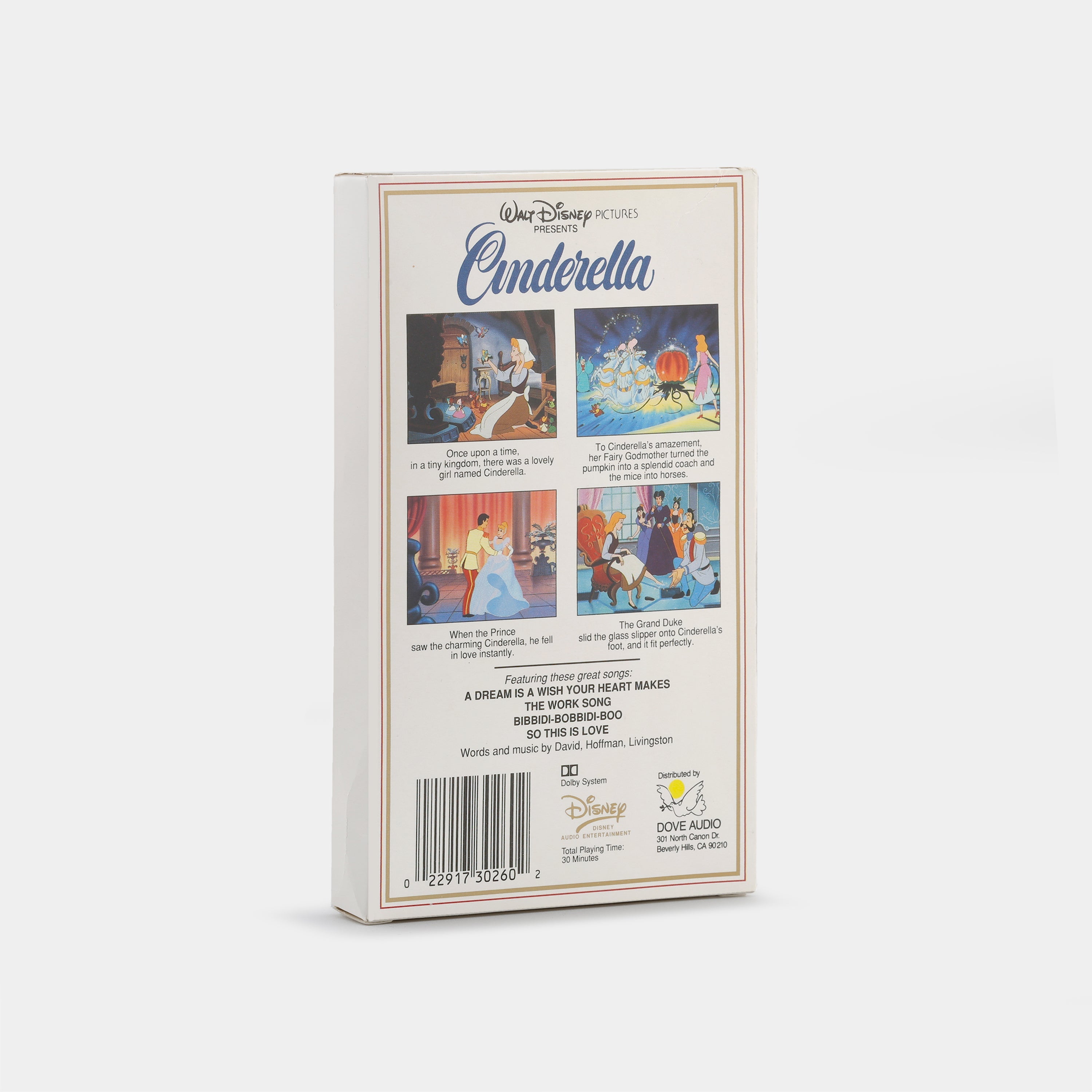 Walt Disney's Cinderella Cassette Tape