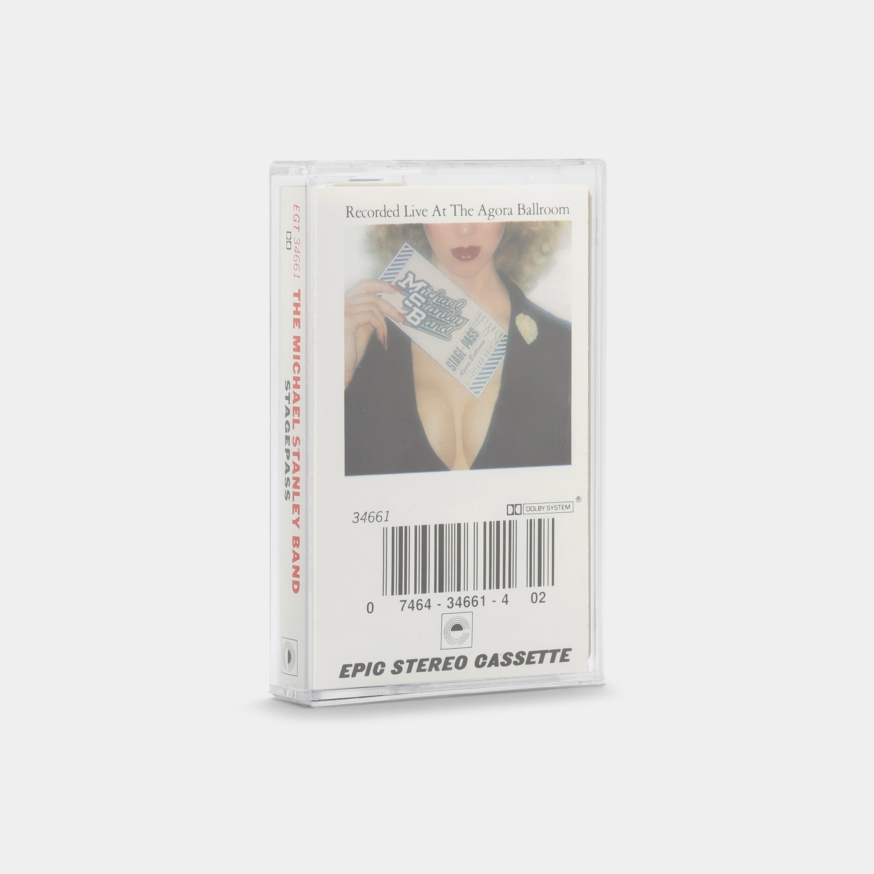 Michael Stanley Band - Stage Pass Cassette Tape