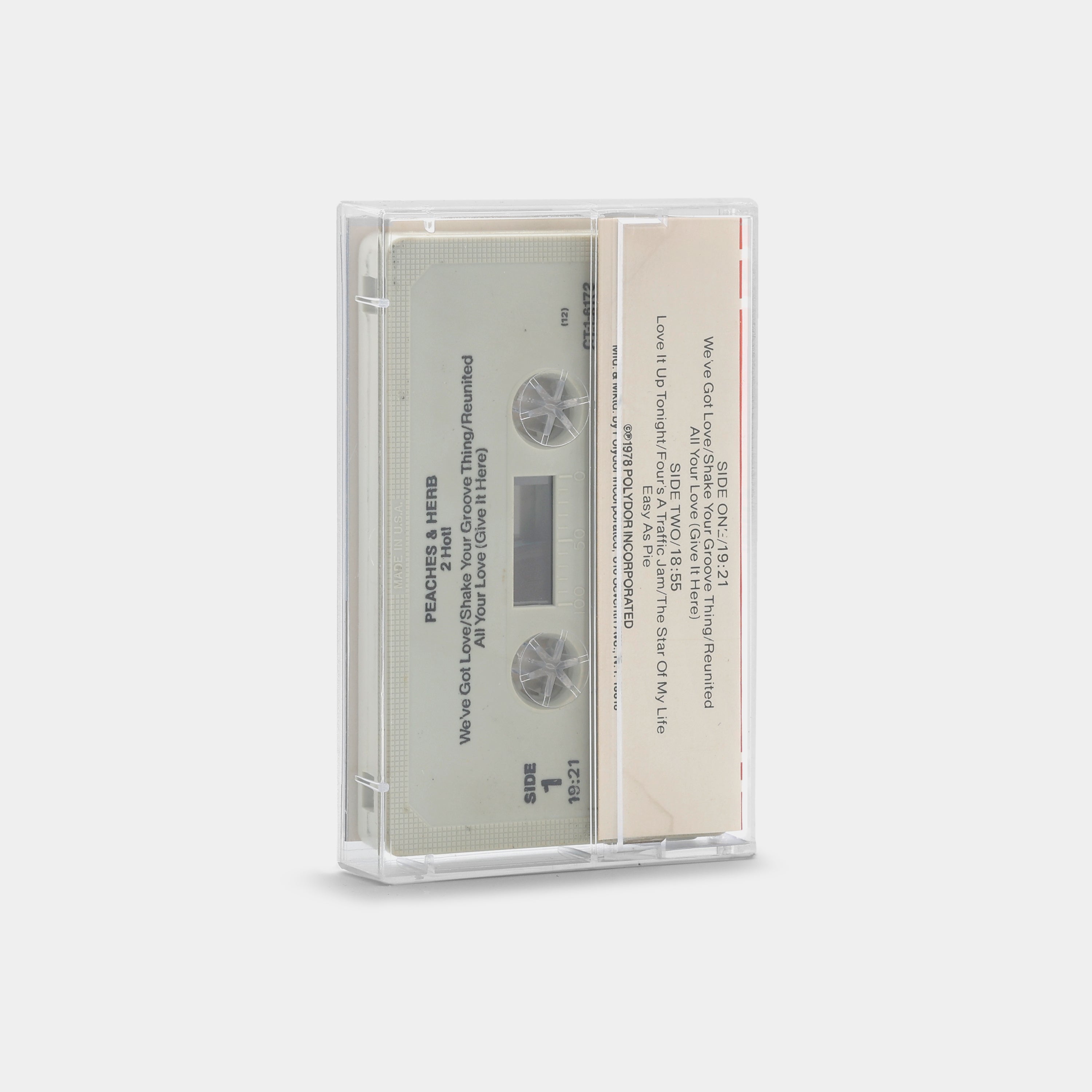 Peaches & Herb - 2 Hot! Cassette Tape