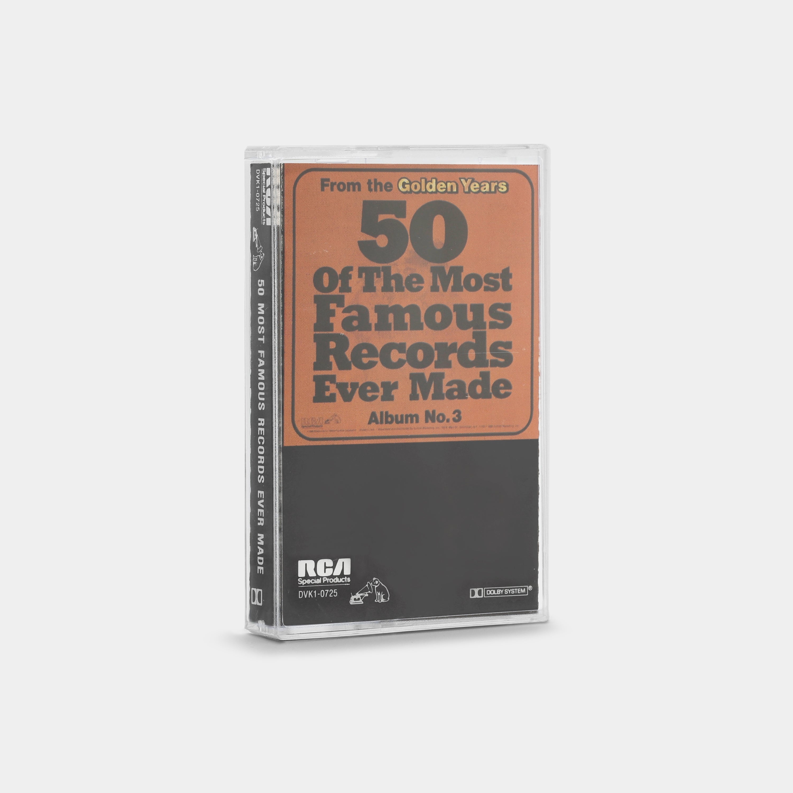 From The Golden Years 50 Of The Most Famous Records Ever Made Album No. 3 Cassette Tape