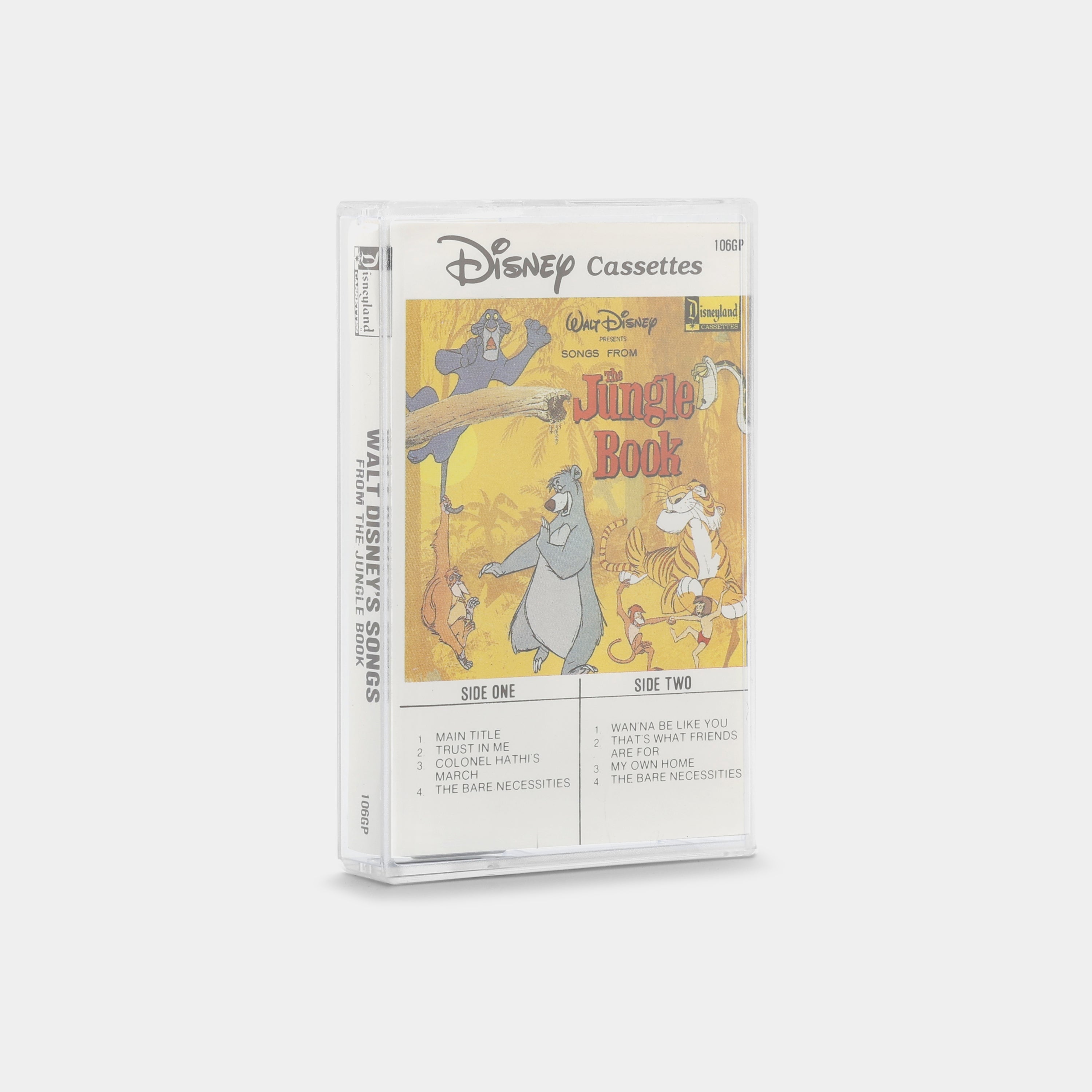 Walt Disney Presents Songs From The Jungle Book Cassette Tape