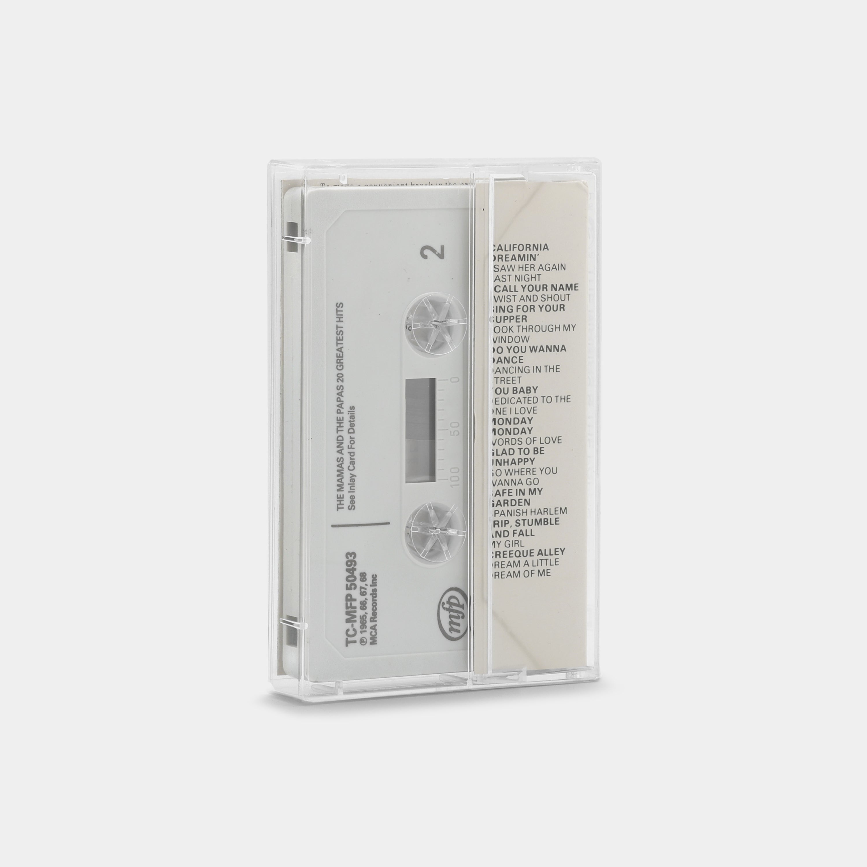 The Mamas & The Papas - The Best Of The Mamas And The Papas 20 Greatest Hits Cassette Tape