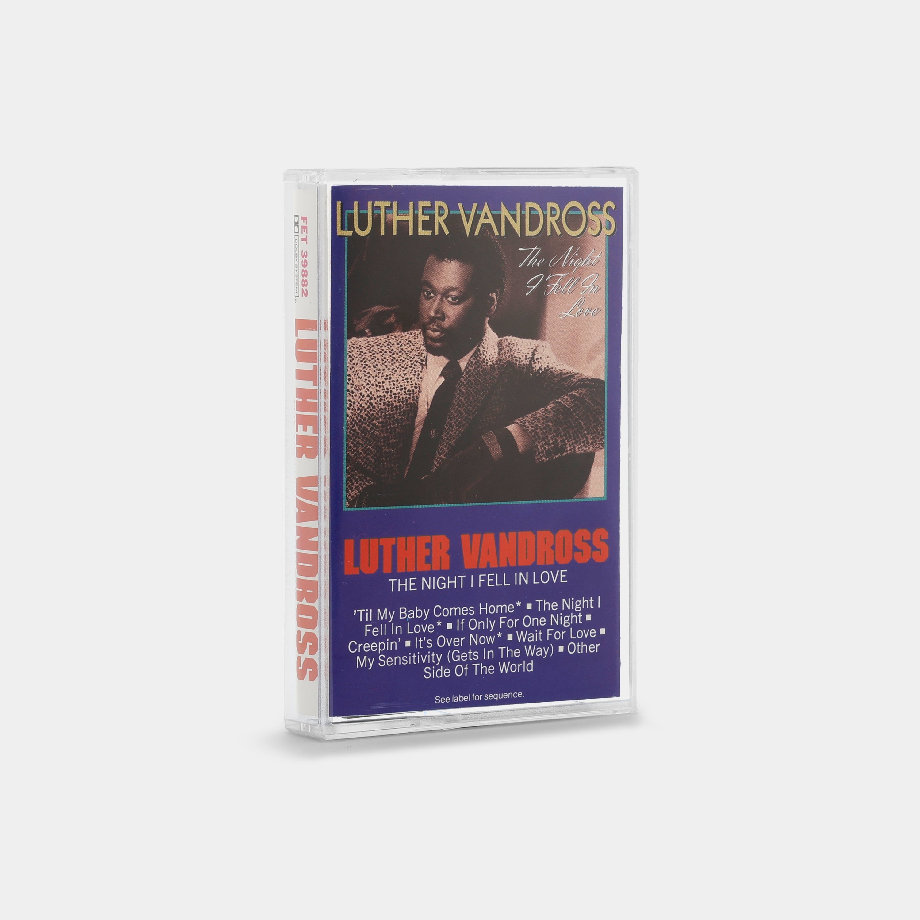Luther Vandross - The Night I Fell In Love Cassette Tape