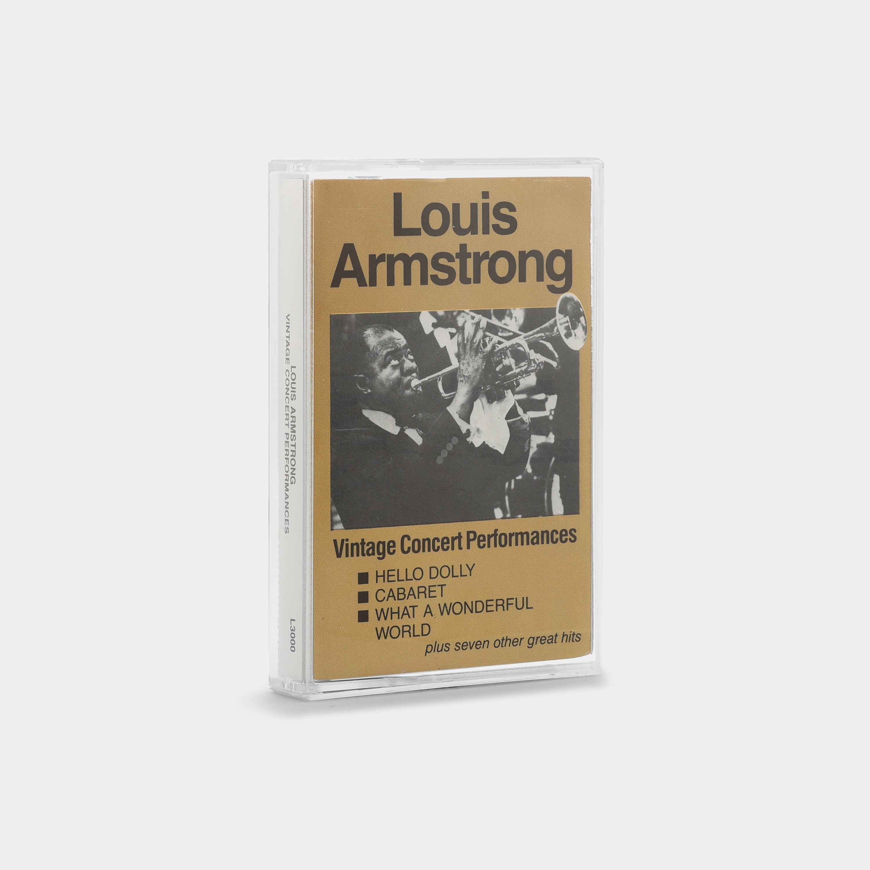 Louis Armstrong - Vintage Concert Performances Cassette Tape
