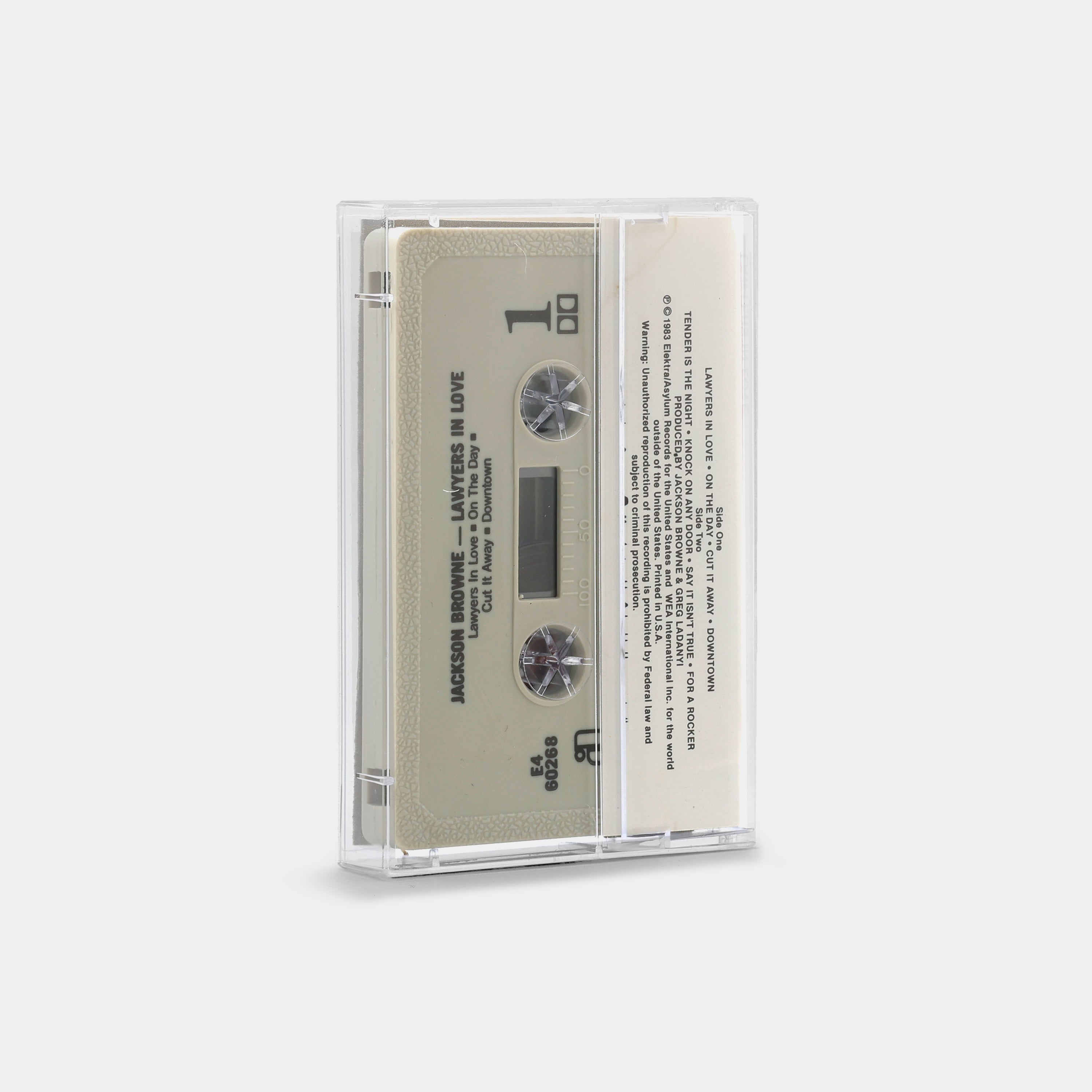 Jackson Browne - Lawyers In Love Cassette Tape