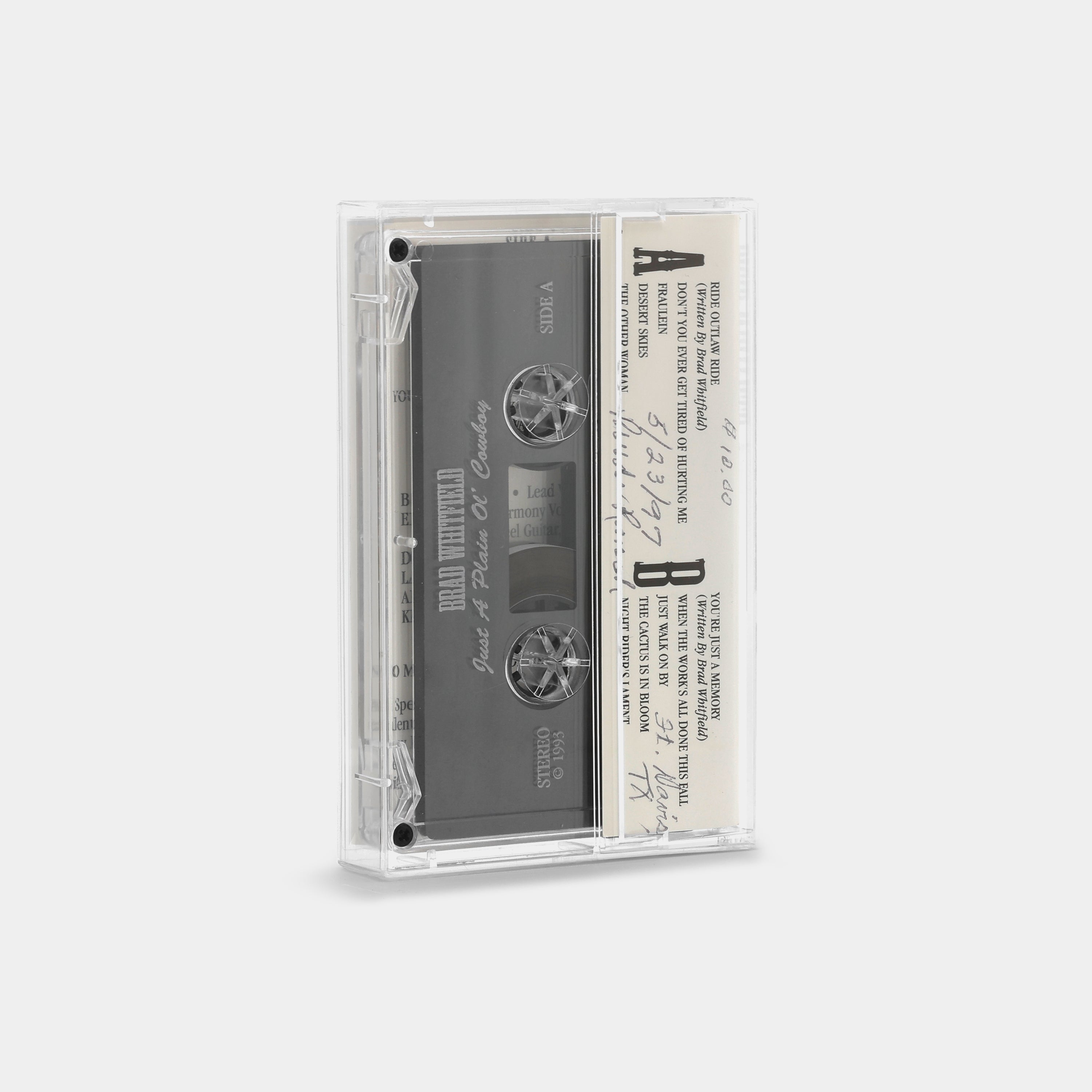 Brad Whitfield - Just A Plain Ol' Cowboy Cassette Tape