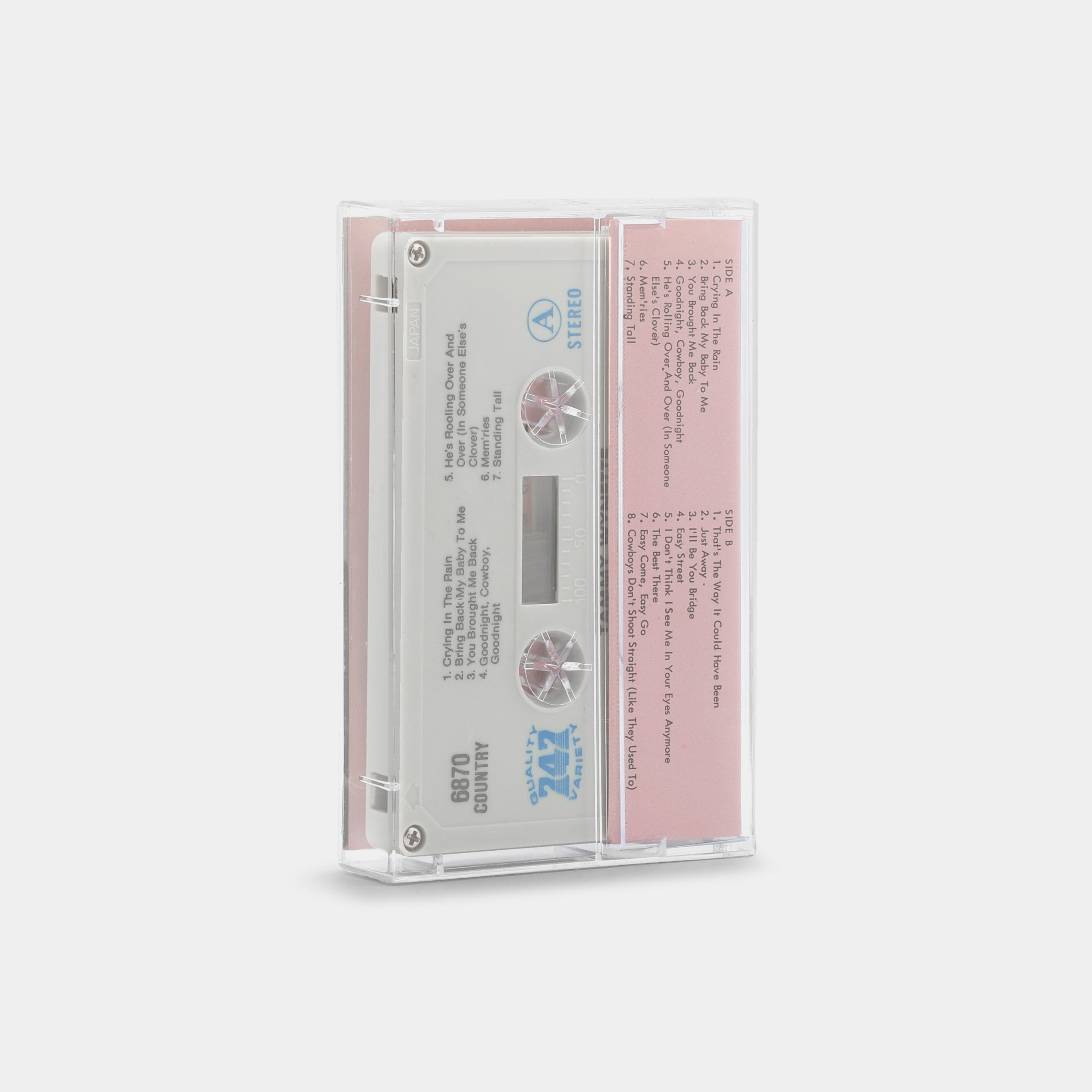 Tammy Wynette - You Brought Me Back Cassette Tape