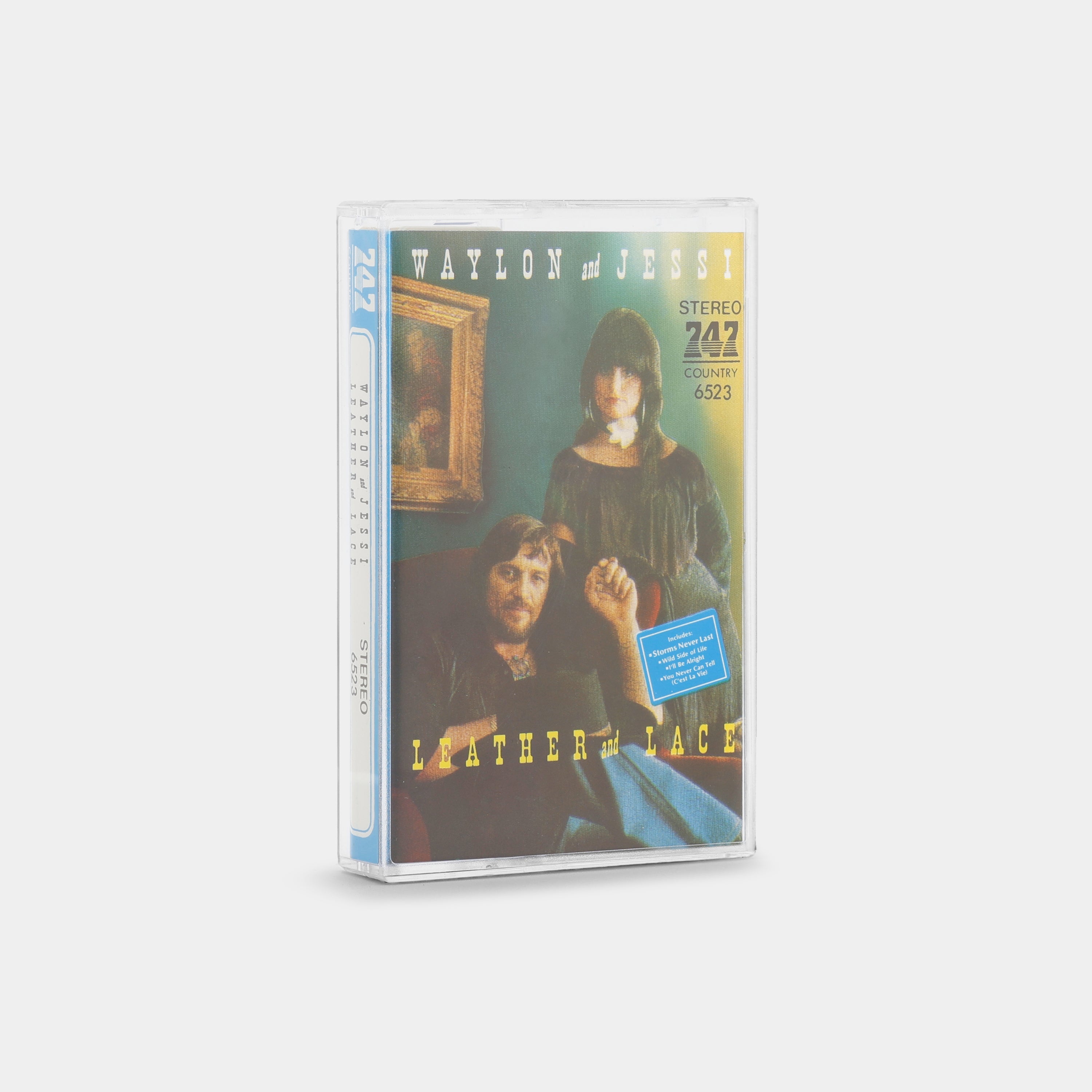 Waylon Jennings And Jessi Colter - Leather And Lace Cassette Tape
