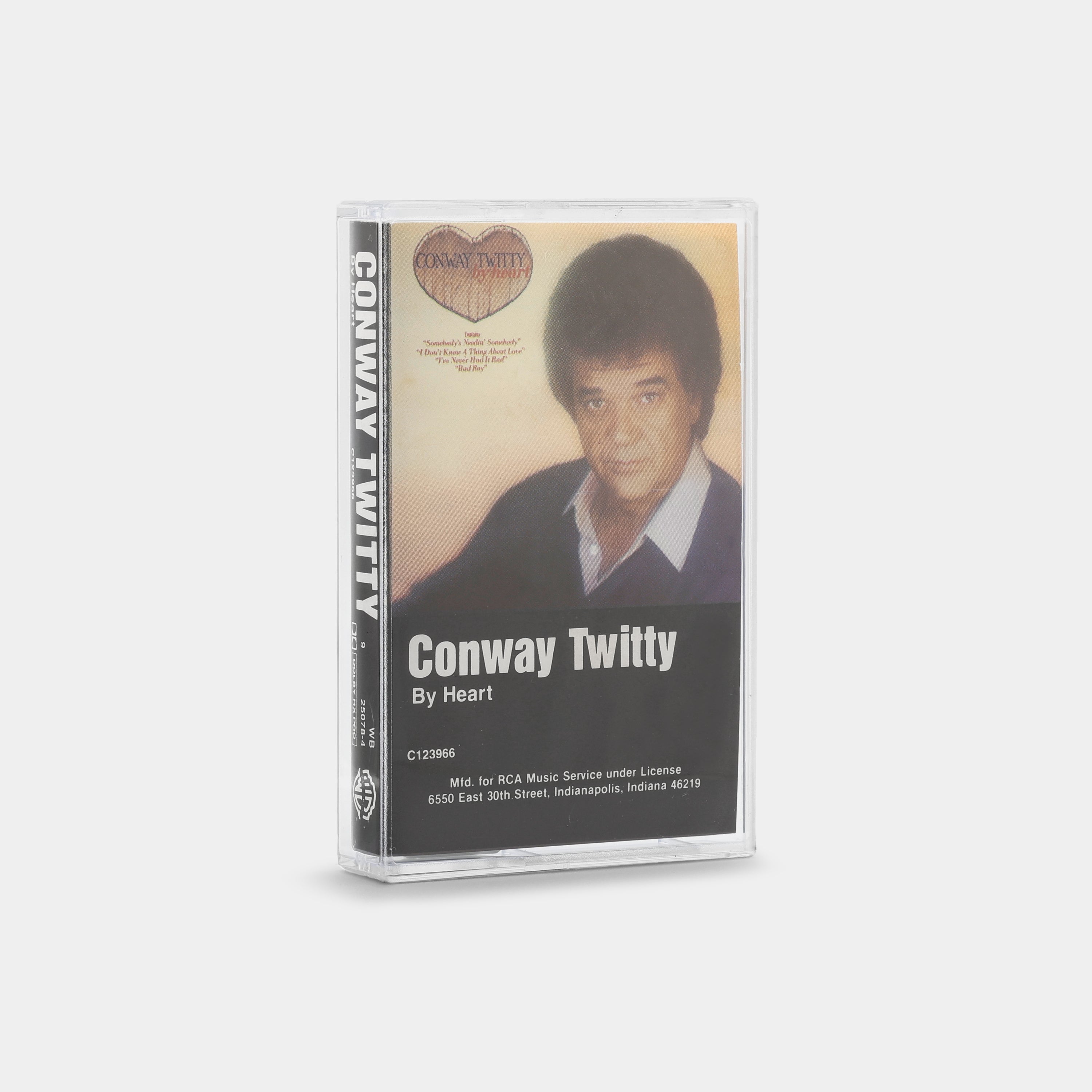 Conway Twitty - By Heart Cassette Tape