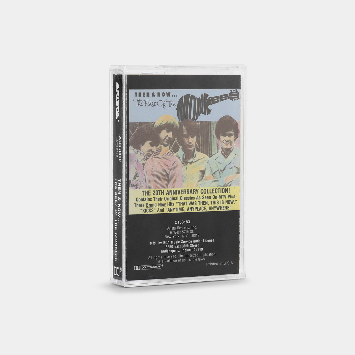 The Monkees - Then & Now... The Best Of The Monkees Cassette Tape