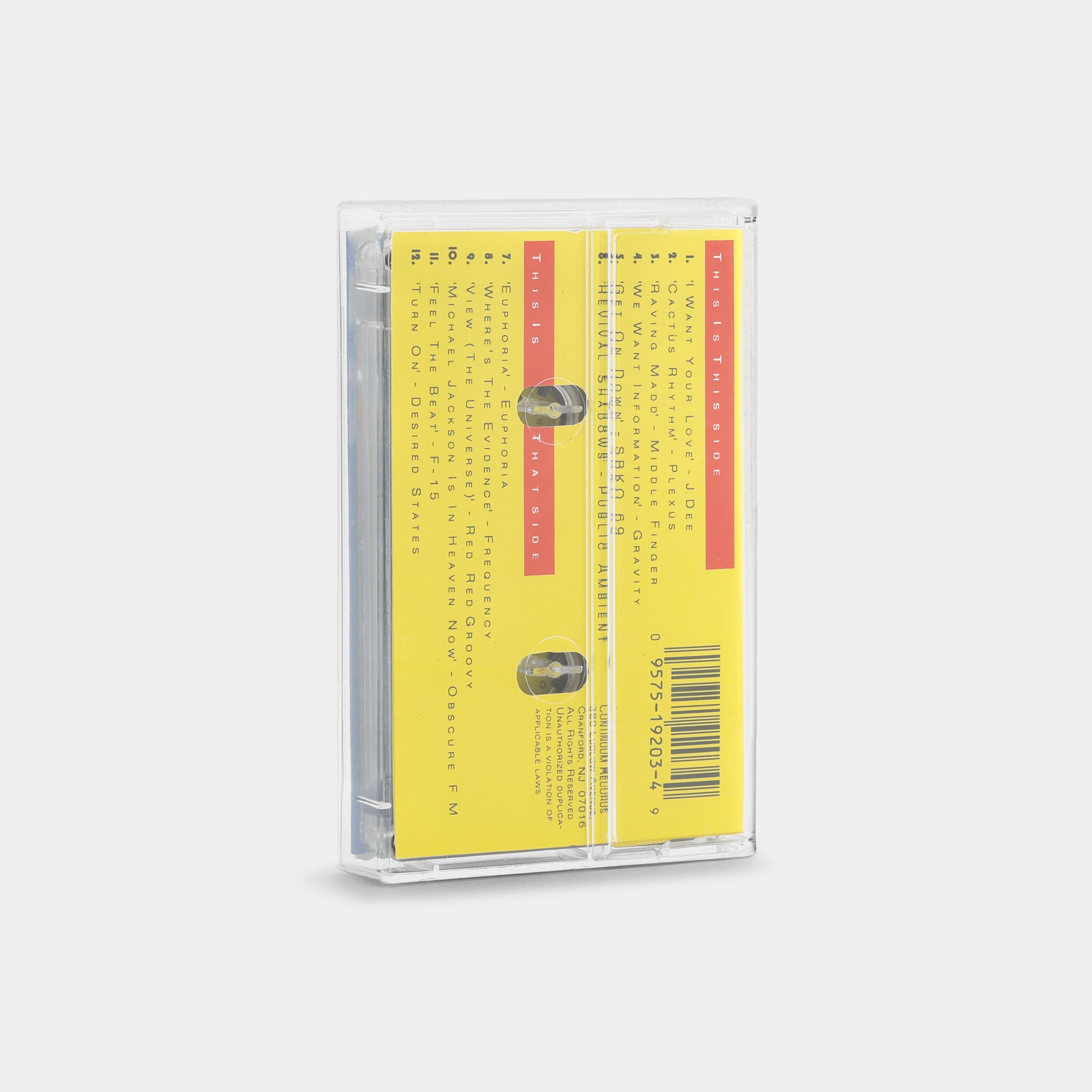 This Is Techno Volume 2 Cassette Tape