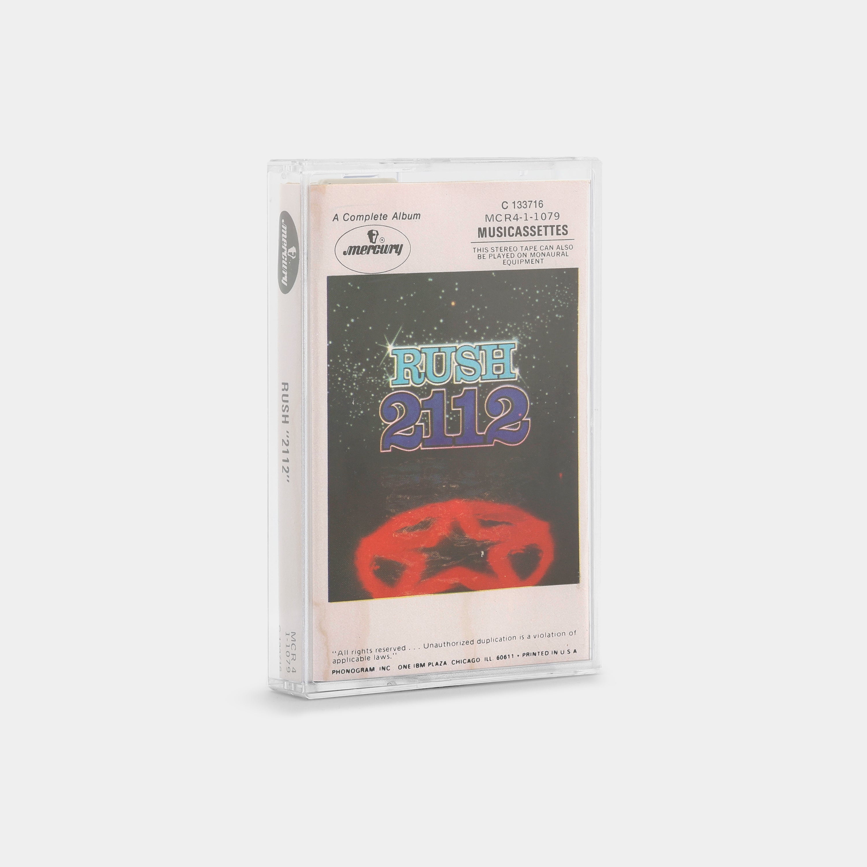 Rush - 2112 Cassette Tape