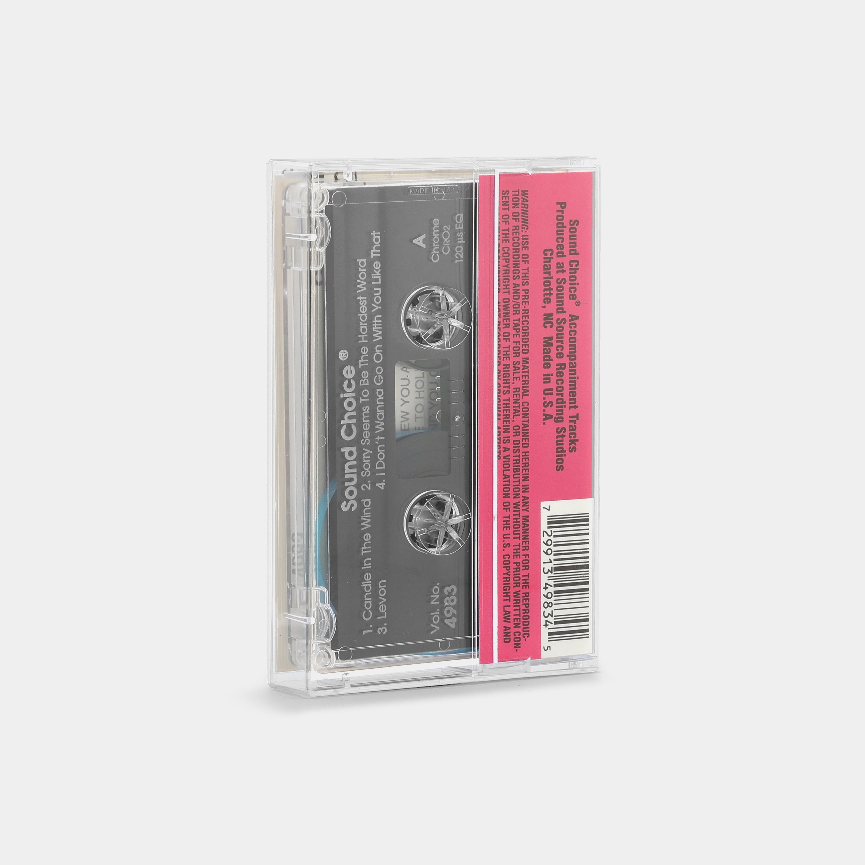 Elton John - Sound Choice: Hits of Elton John (Karaoke) Cassette Tape