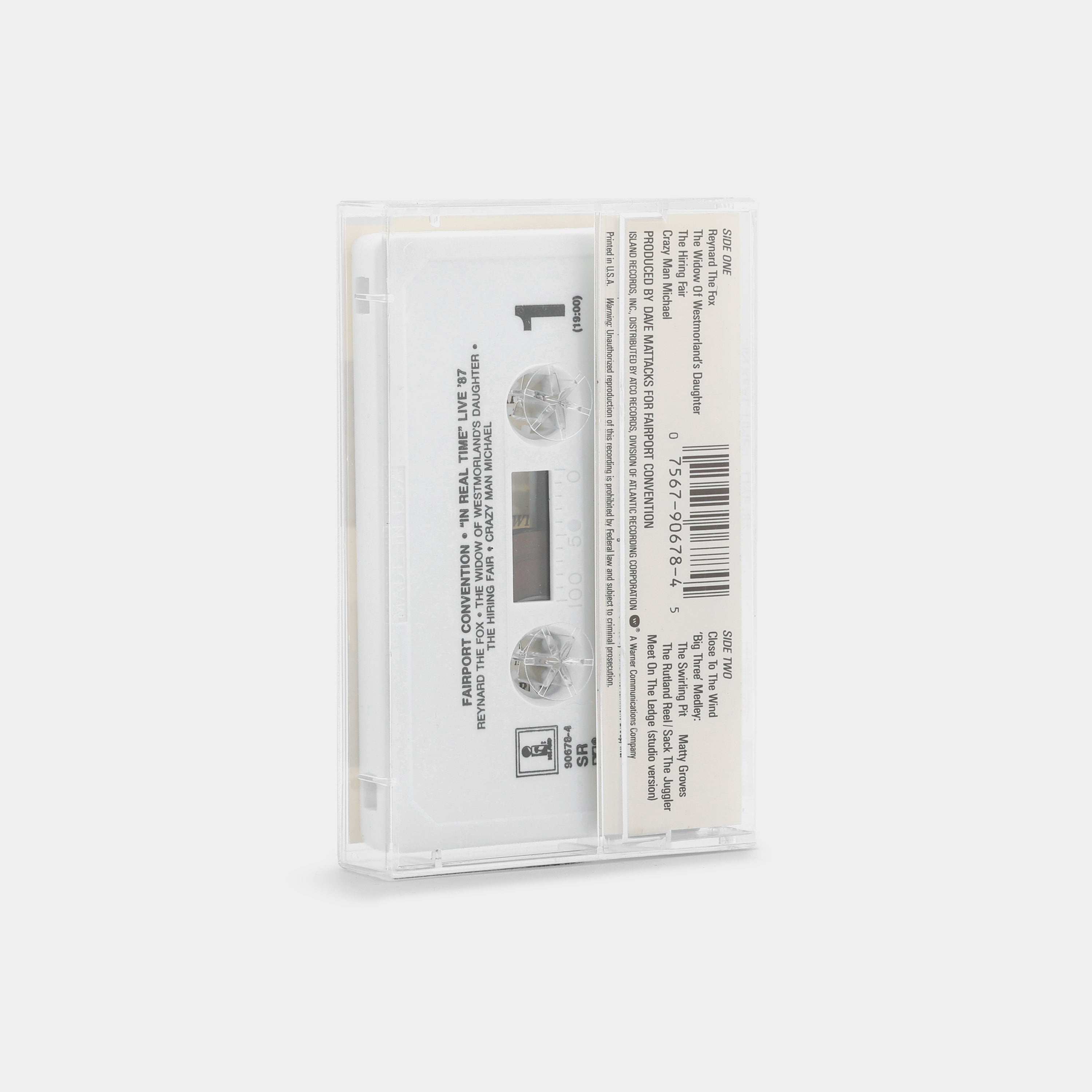 Fairport Convention - In Real Time (Live '87) Cassette Tape