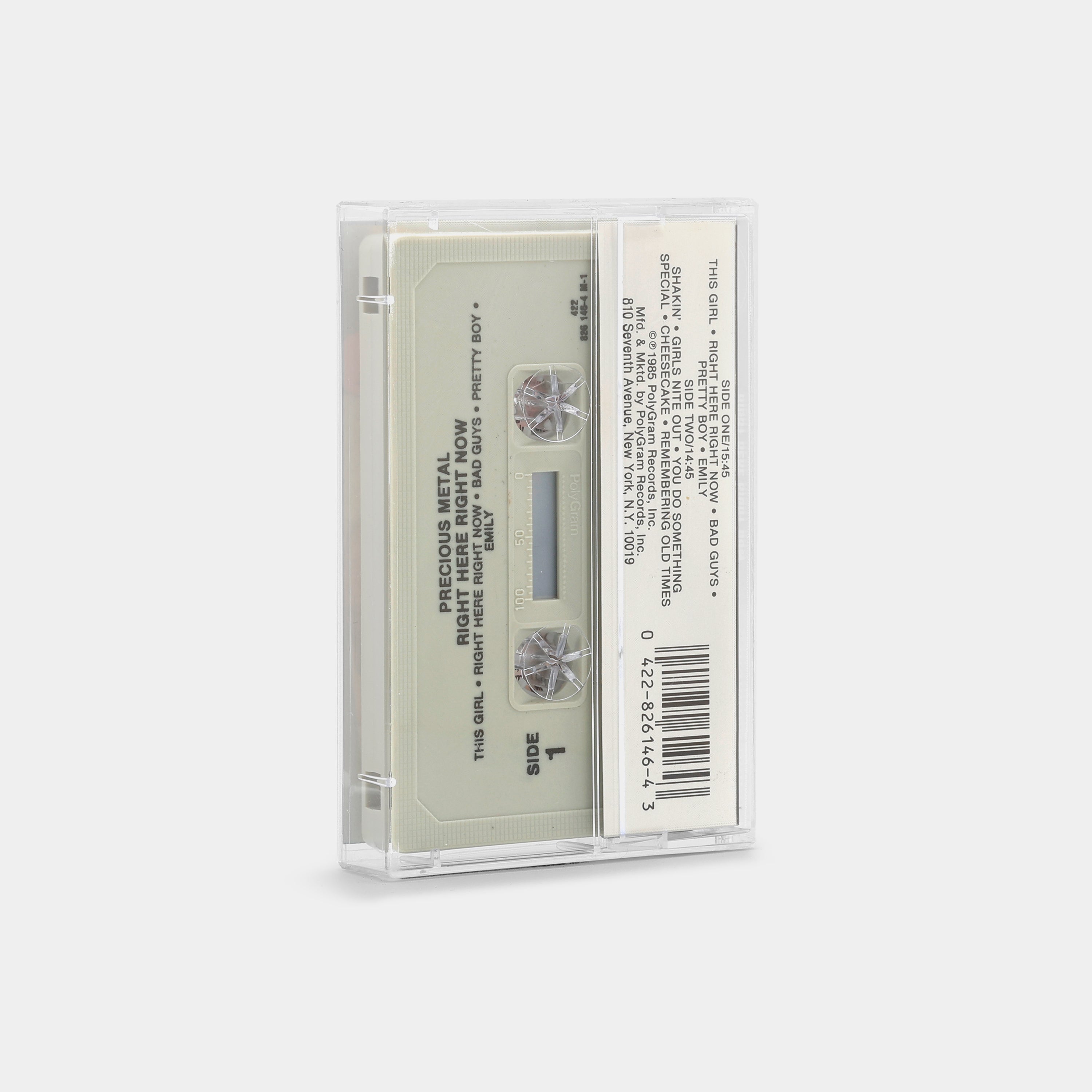 Precious Metal - Right Here, Right Now Cassette Tape