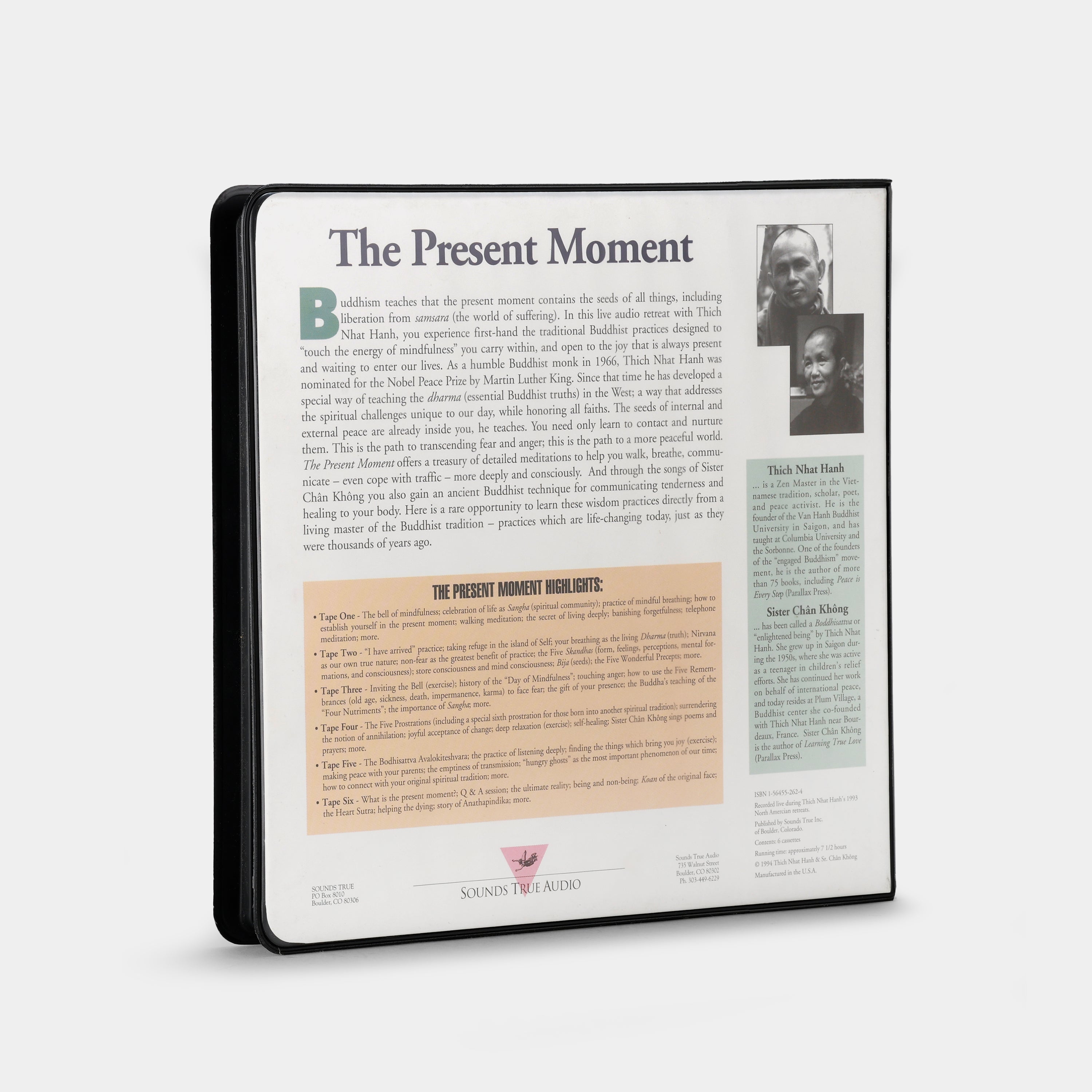 Thich Nhat Hanh - The Present Moment: A Retreat on the Practice Of Mindfulness Cassette Tape