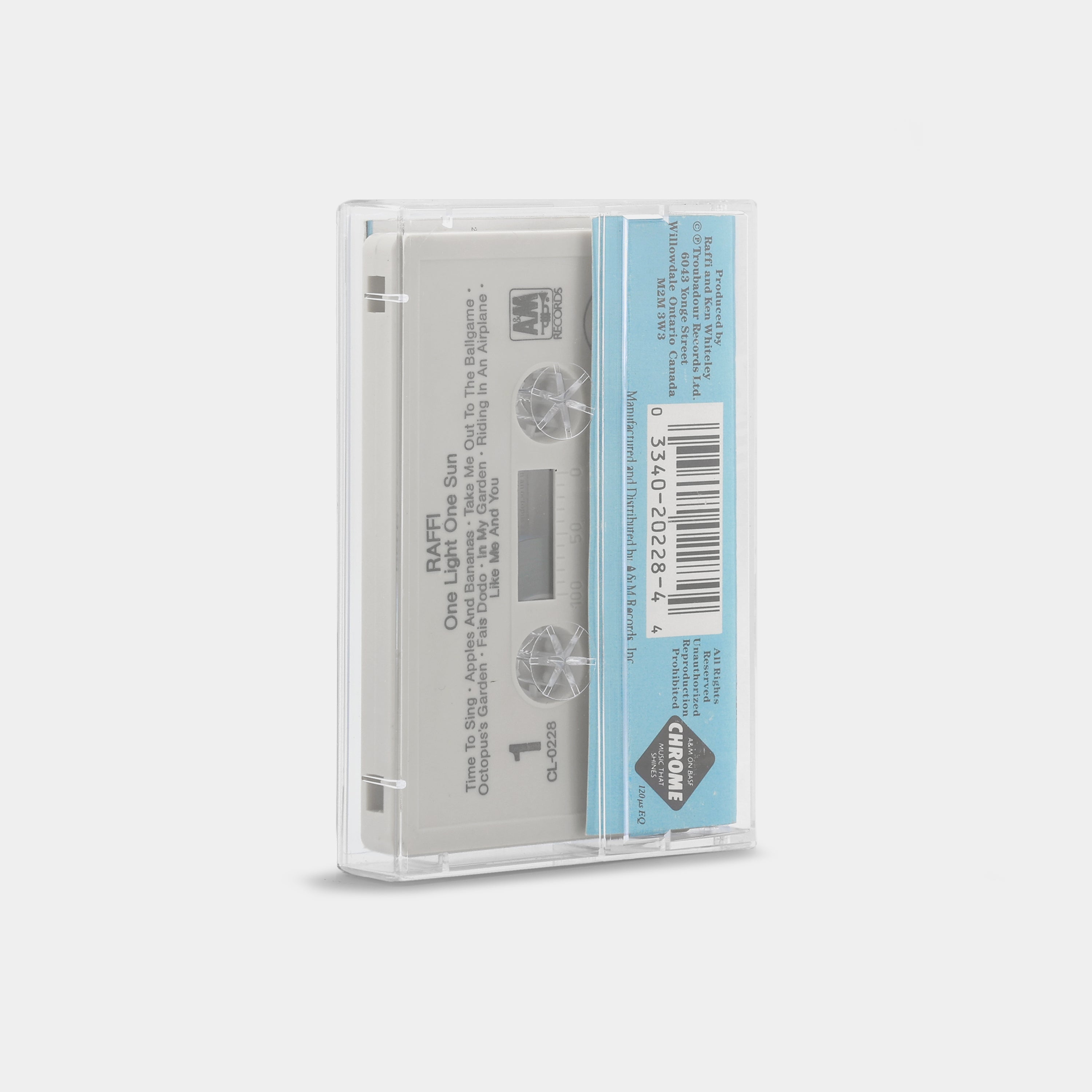 Raffi - One Light One Sun Cassette Tape