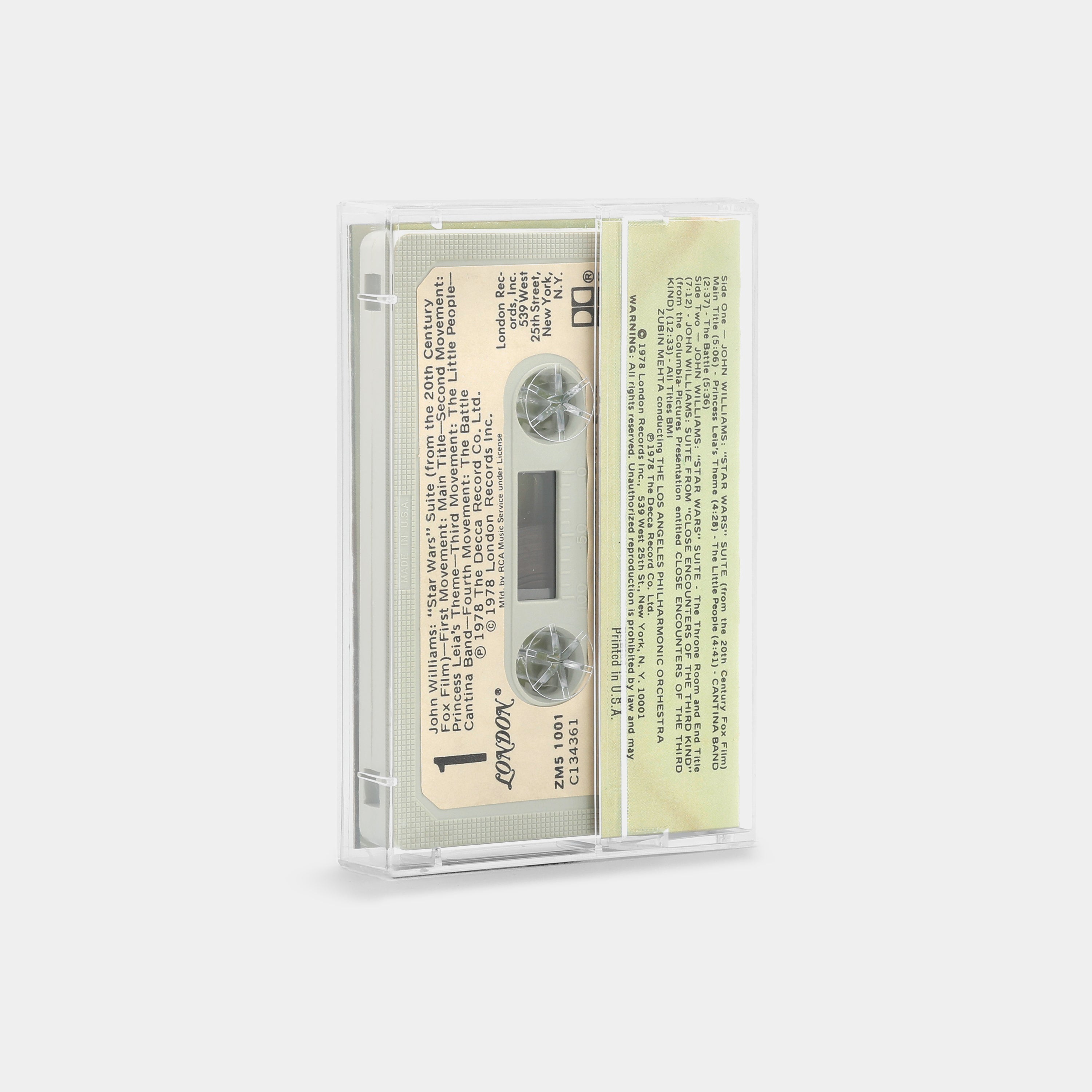 Zubin Mehta Conducts Suites From Star Wars and Close Encounters of the Third Kind Cassette Tape