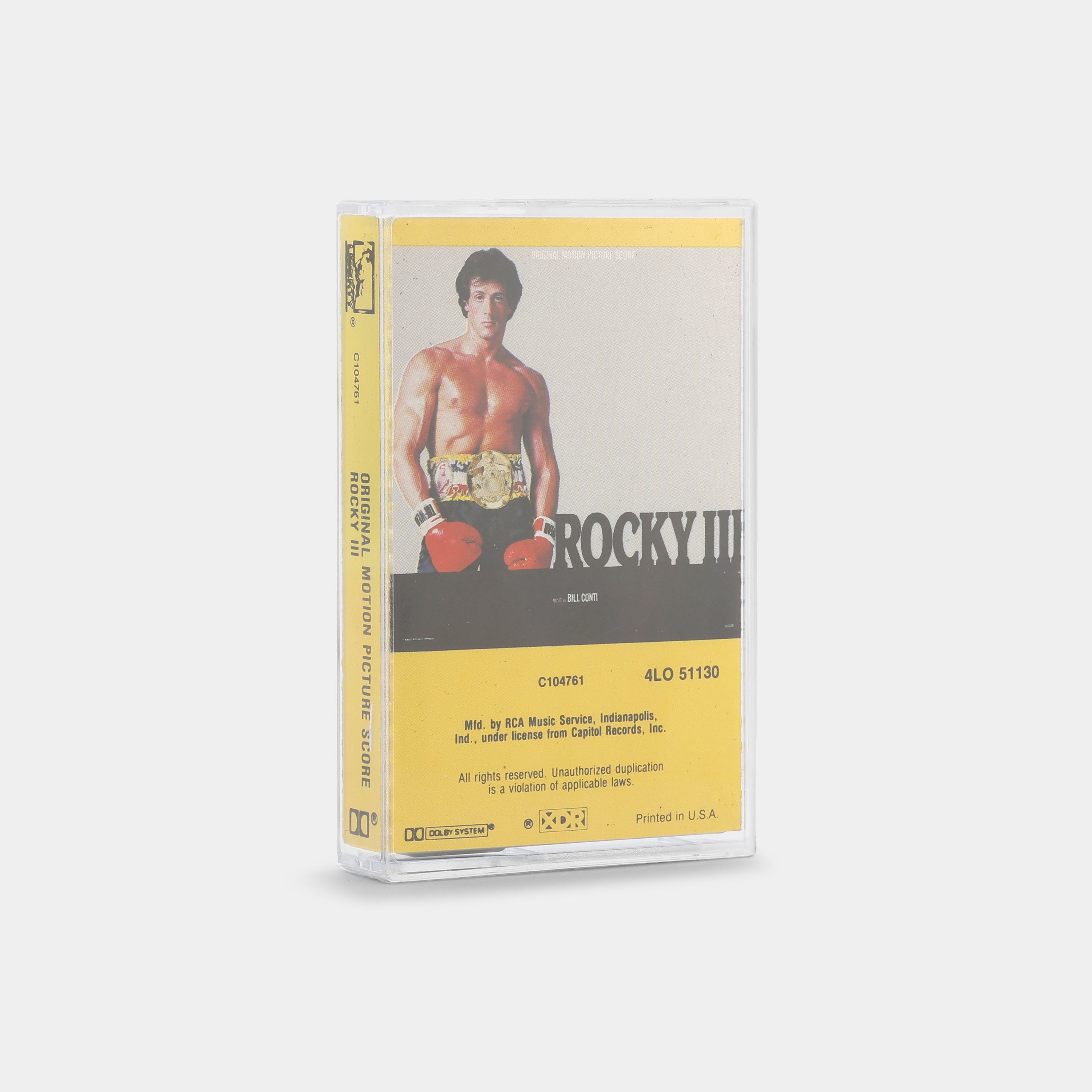 Bill Conti - Rocky III (Original Motion Picture Score) Cassette Tape