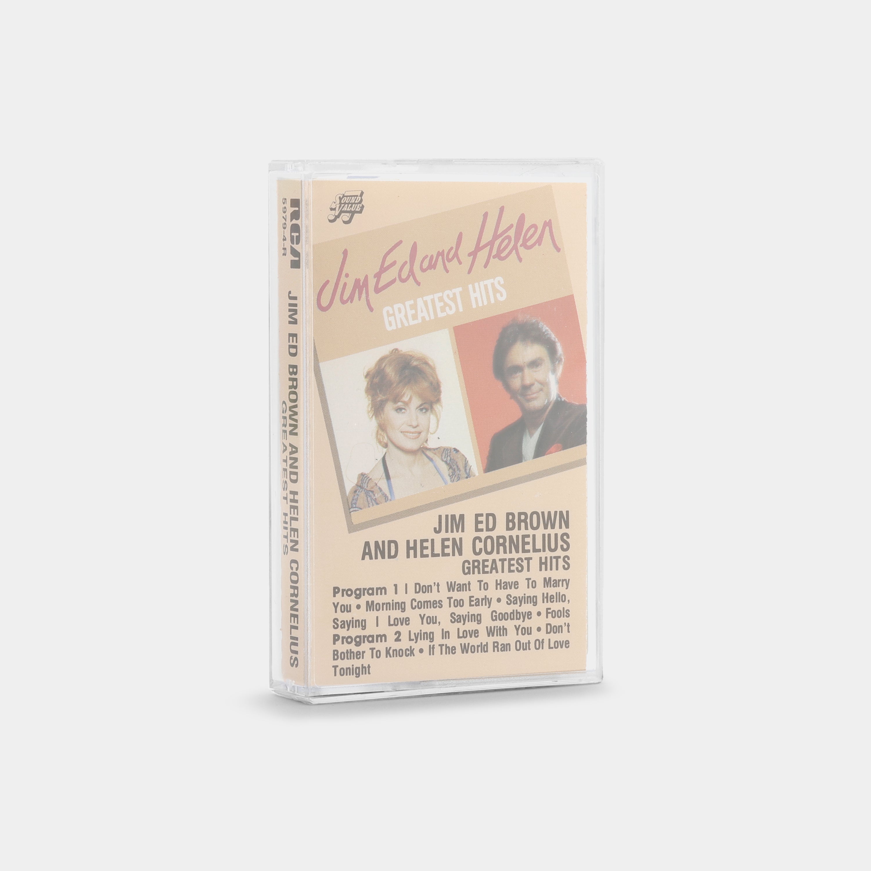 Jim Ed Brown & Helen Cornelius - Greatest Hits Cassette Tape