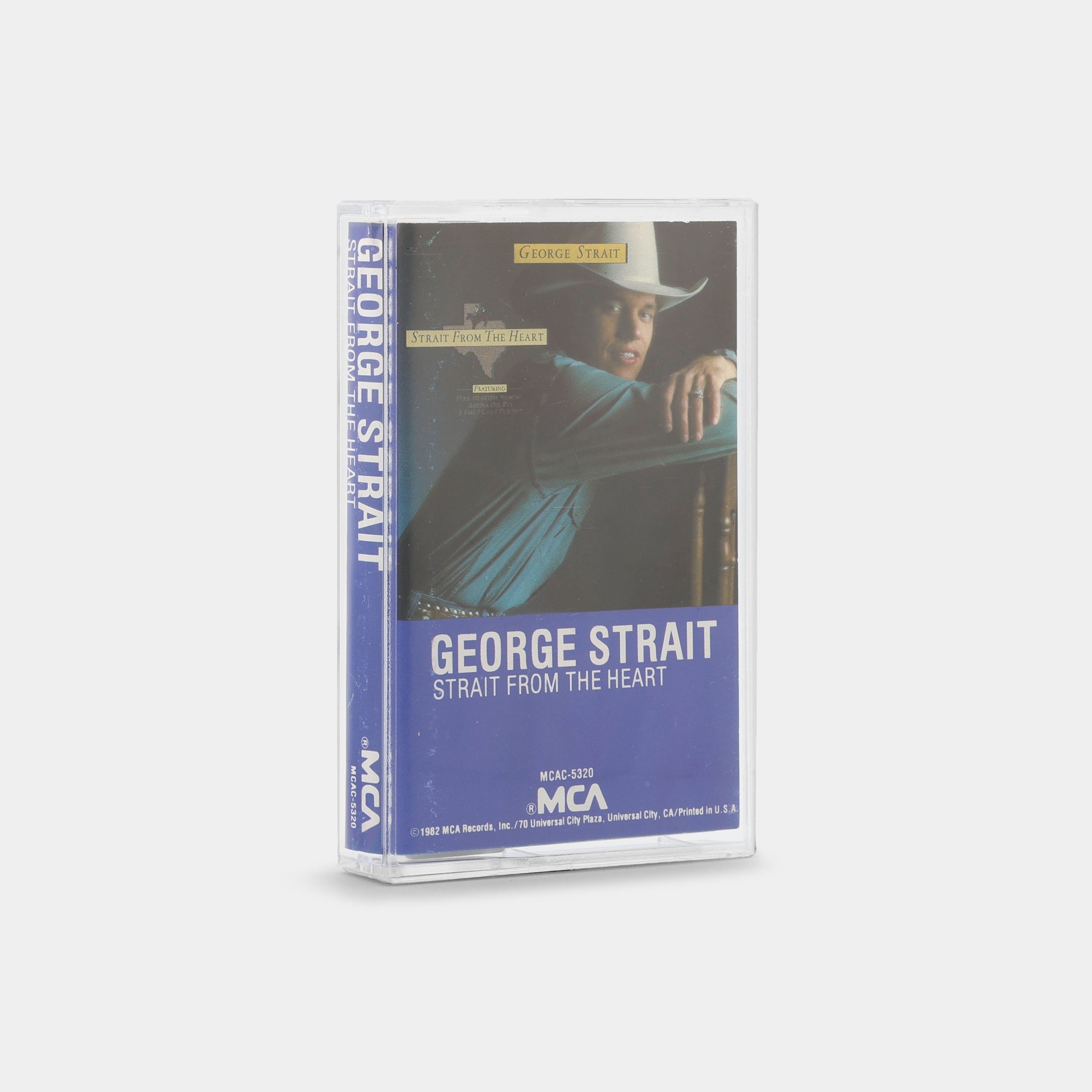George Strait - Strait From The Heart Cassette Tape