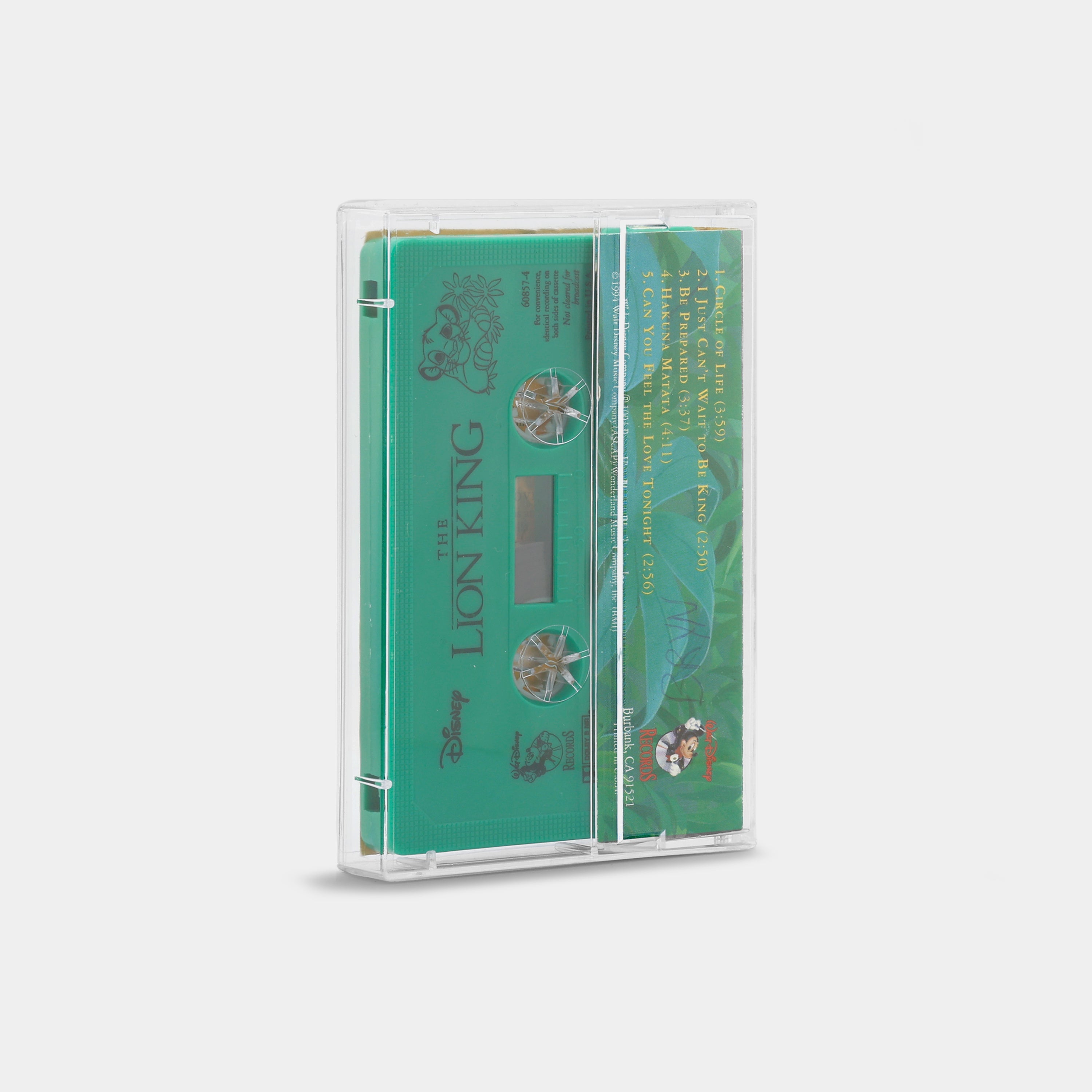 The Lion King Sing-Along Cassette Tape