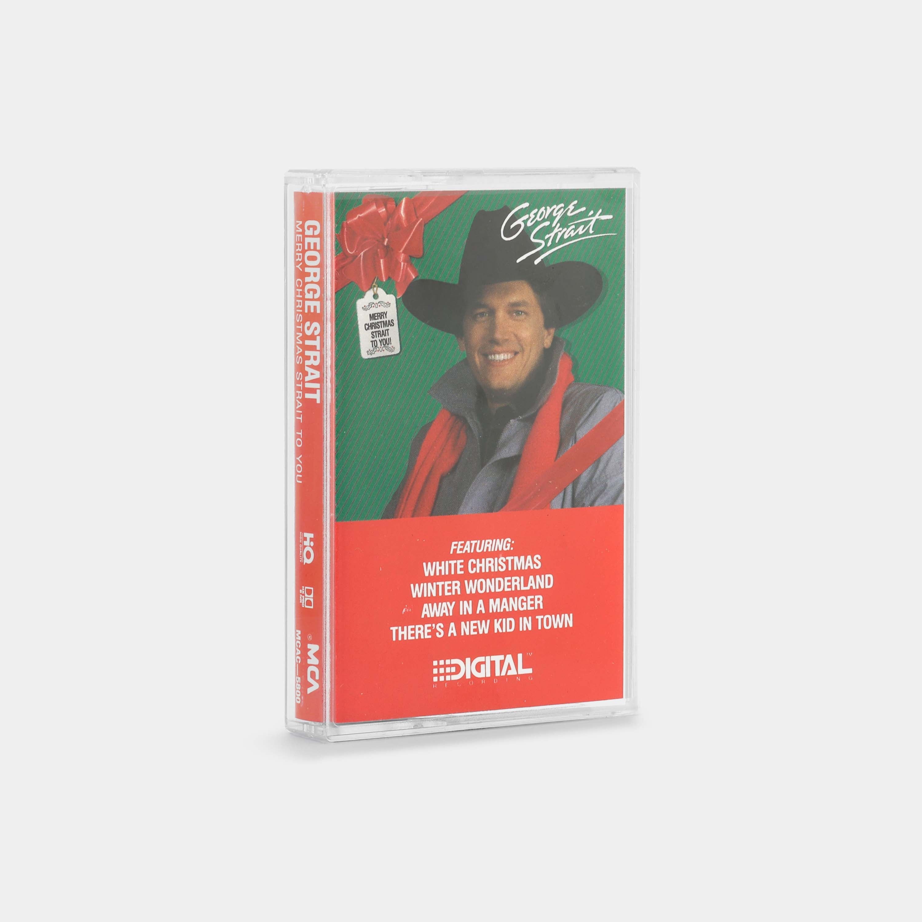 George Strait - Merry Christmas Strait To You Cassette Tape