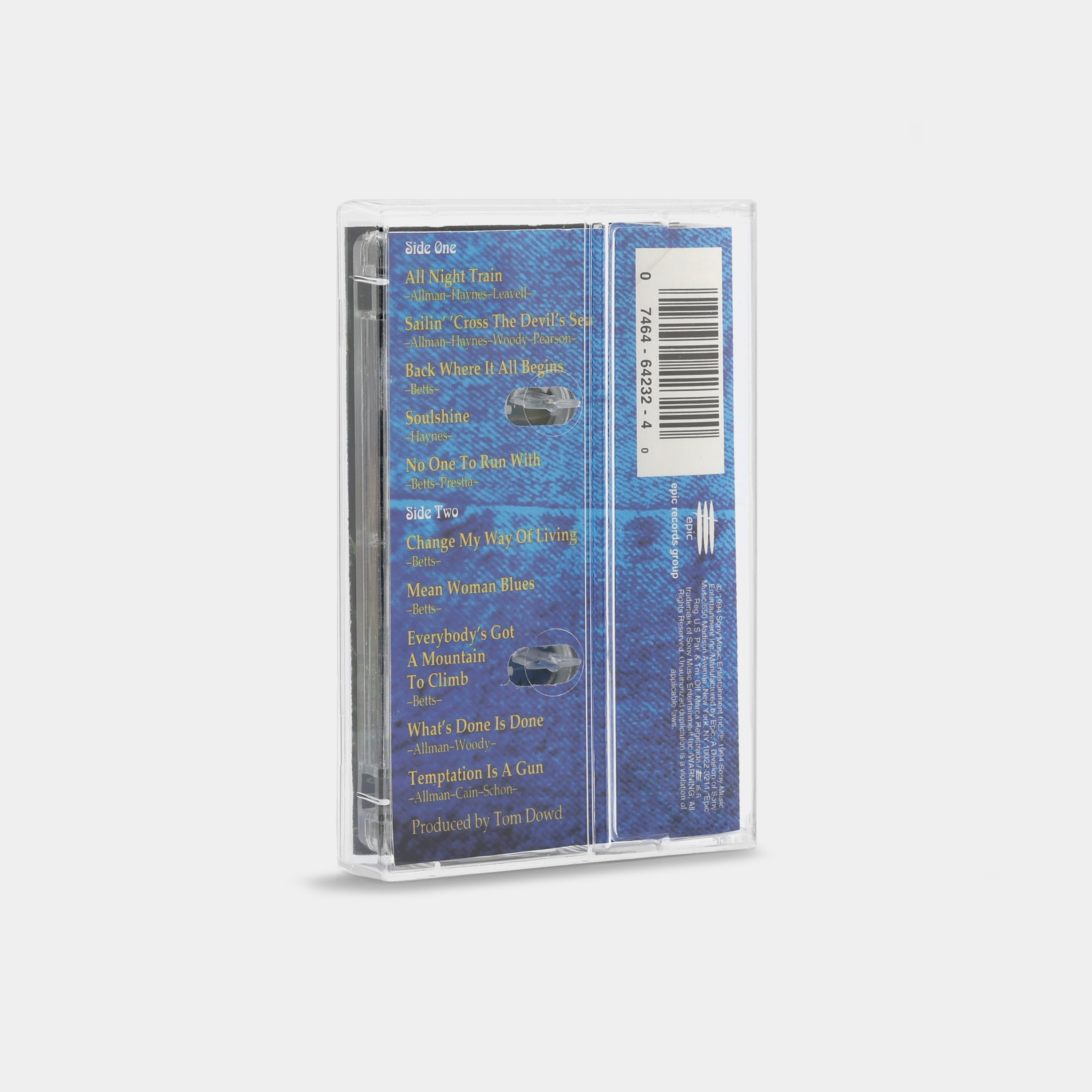 The Allman Brothers Band - Where It All Begins Cassette Tape