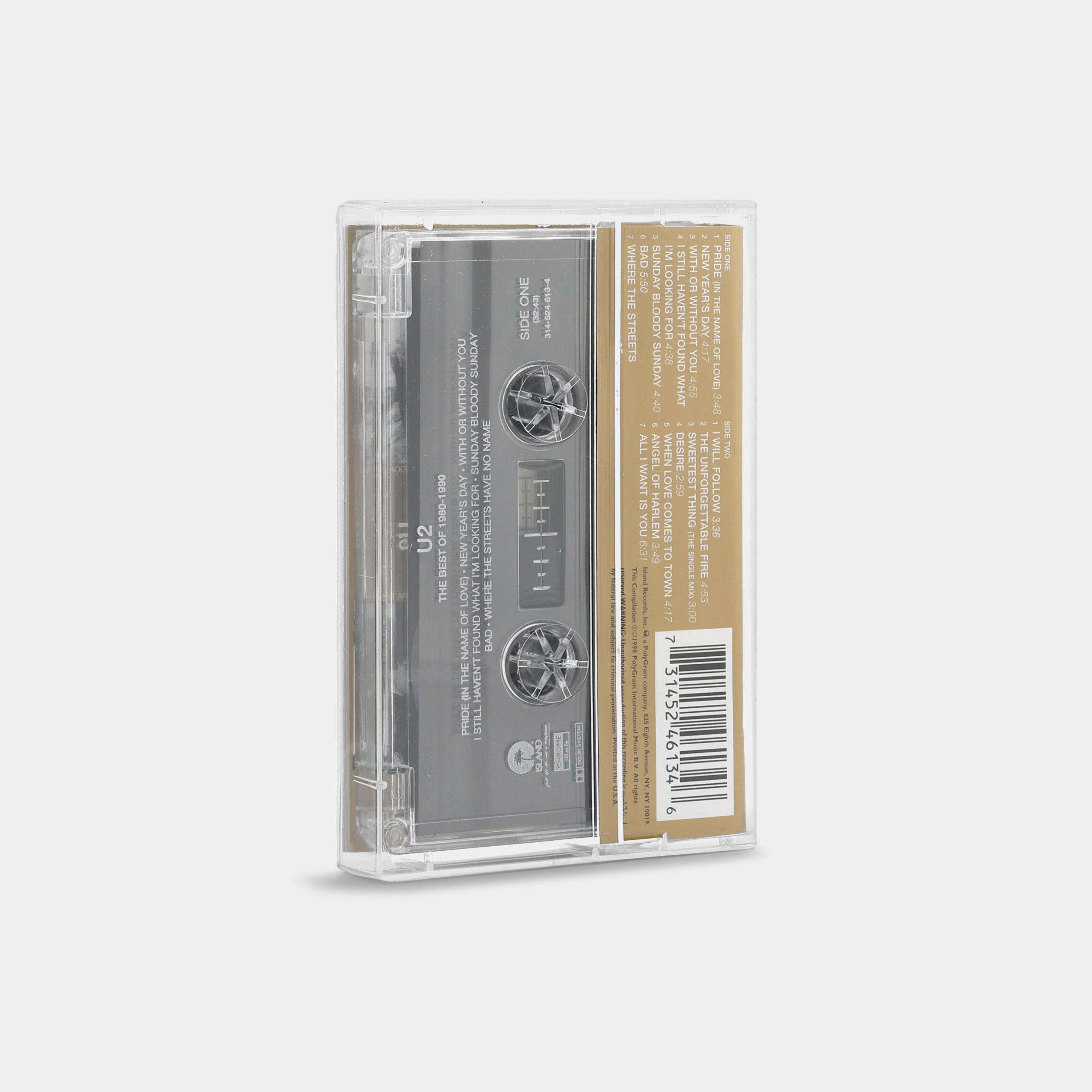 U2 - The Best Of 1980–1990 Cassette Tape