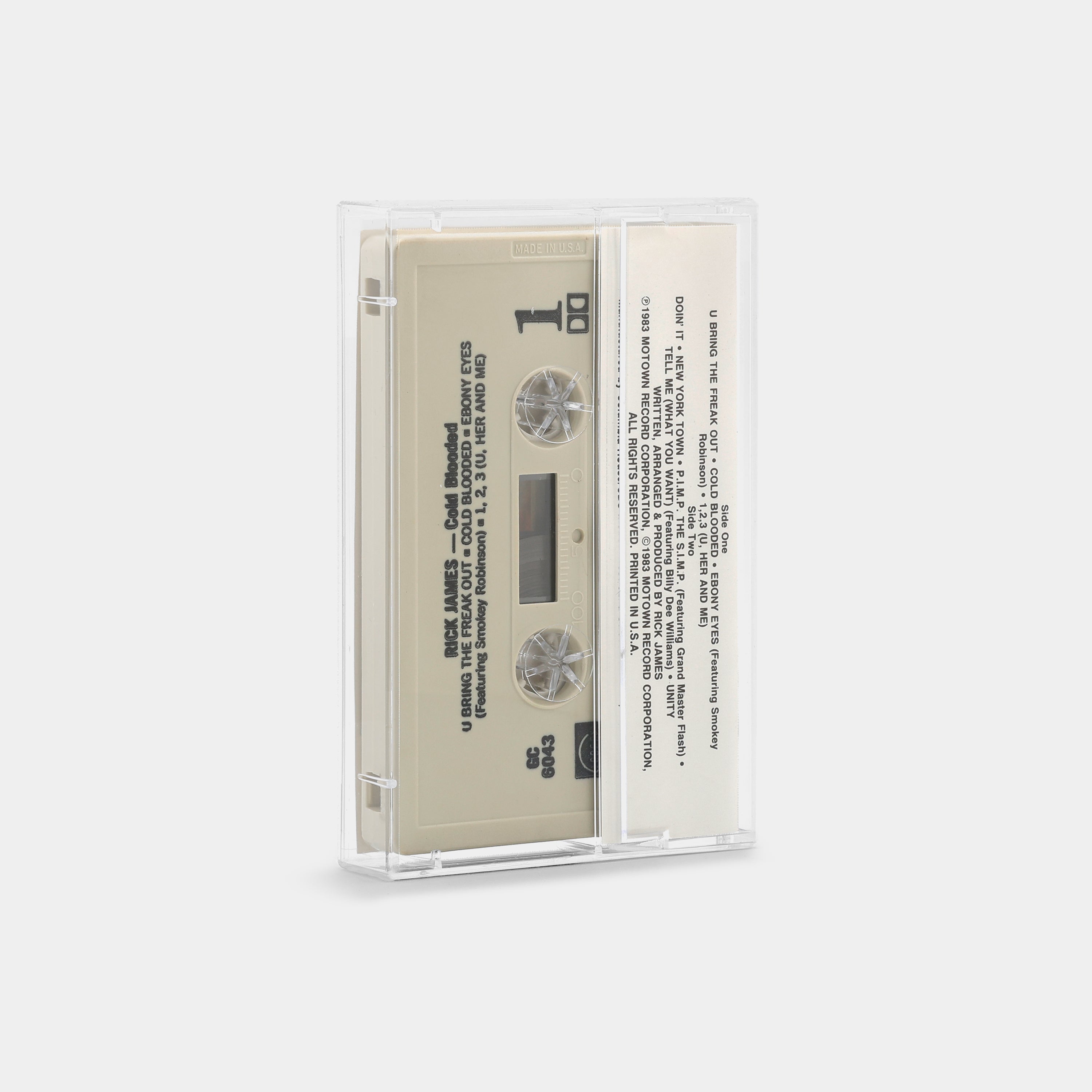 Rick James - Cold Blooded Cassette Tape
