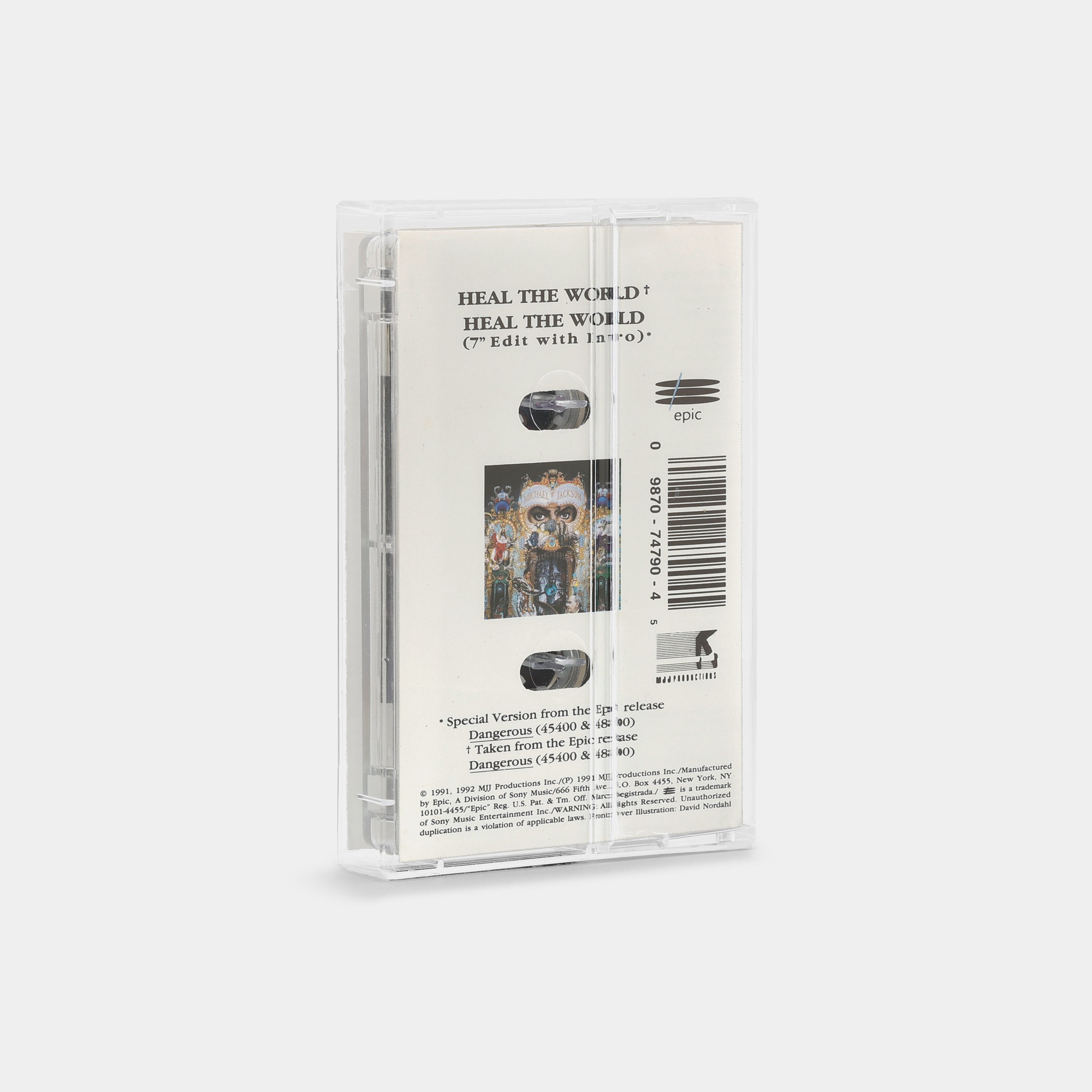 Michael Jackson - Heal The World Cassette Tape – Retrospekt