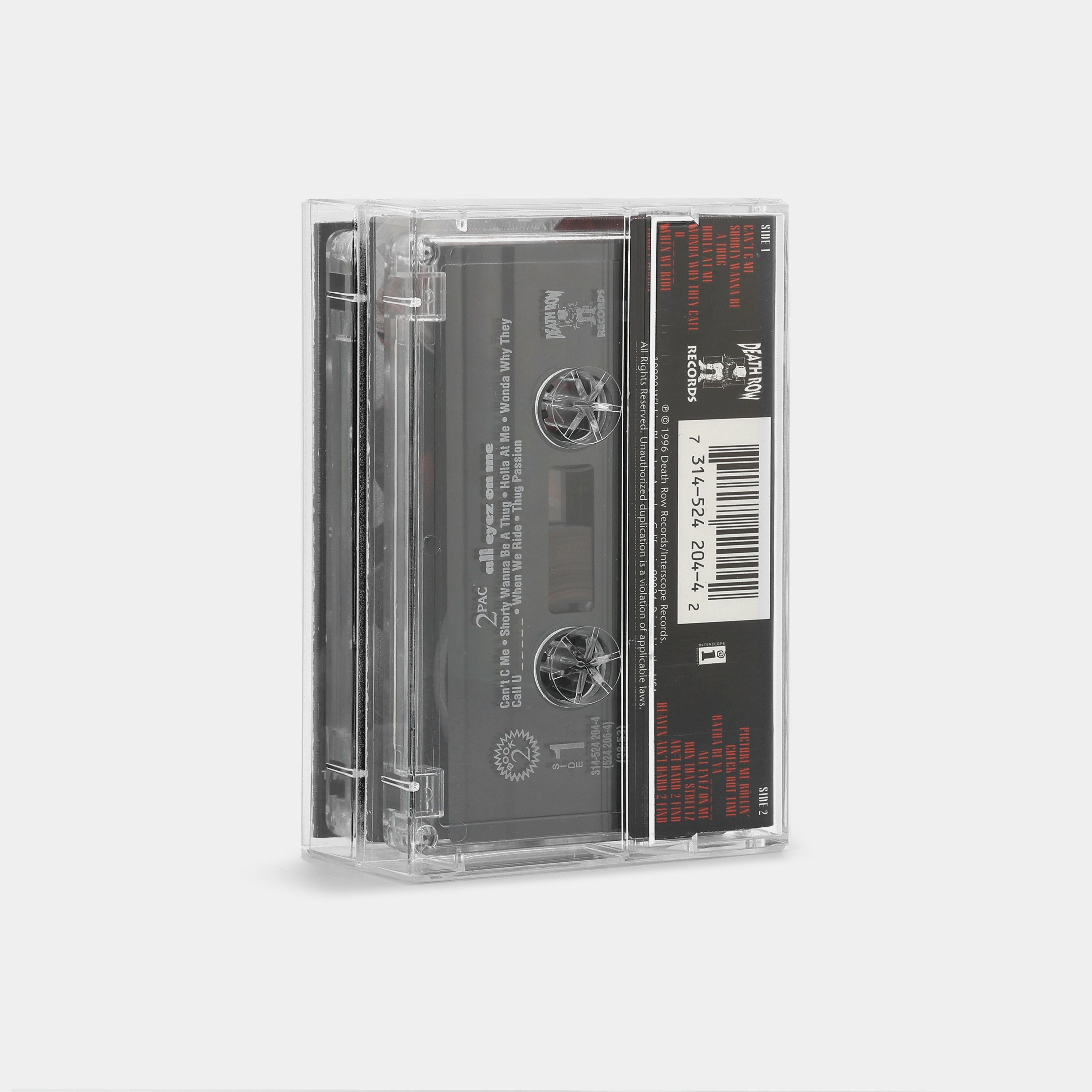 2Pac - All Eyez On Me Cassette Tape Set – Retrospekt