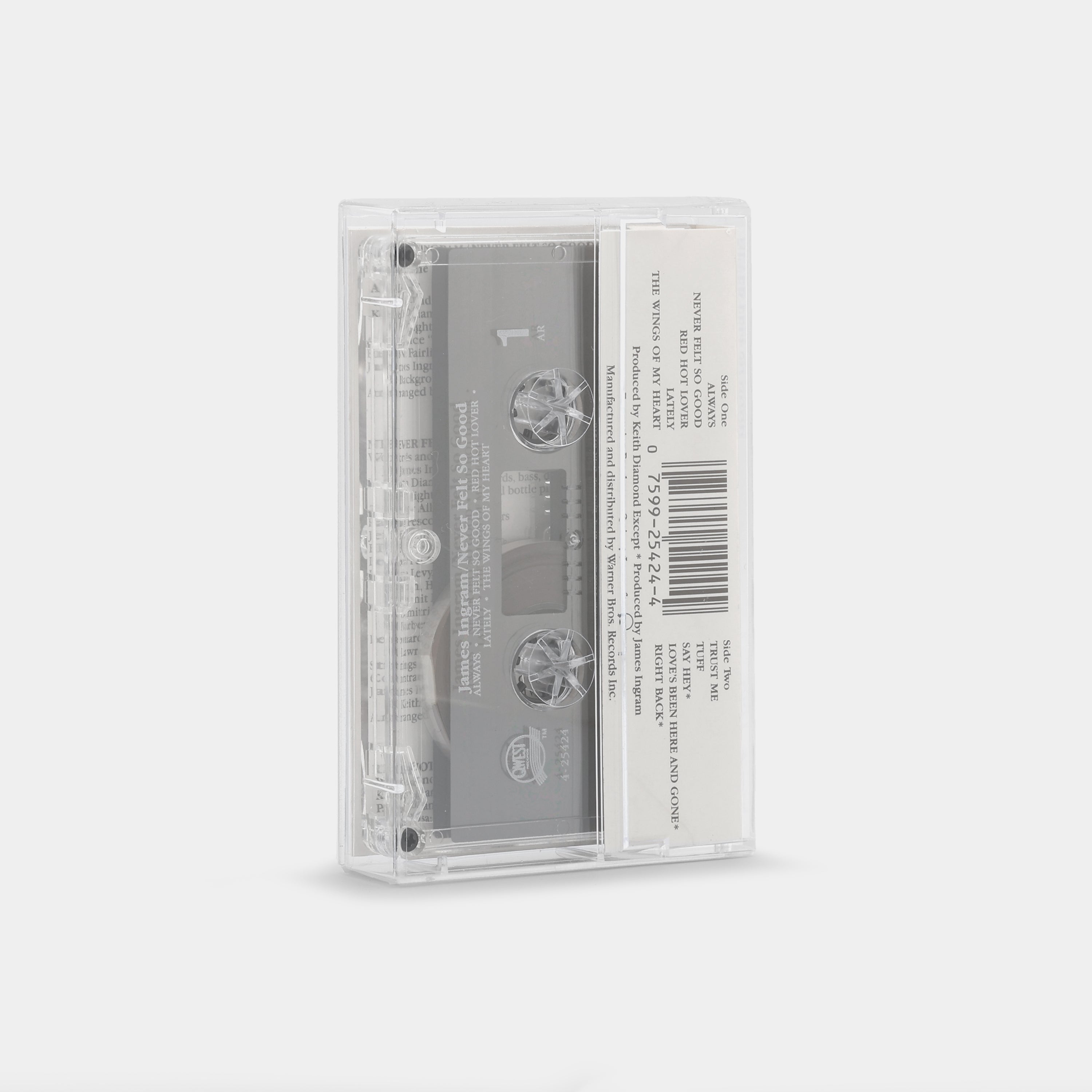 James Ingram - Never Felt So Good Cassette Tape